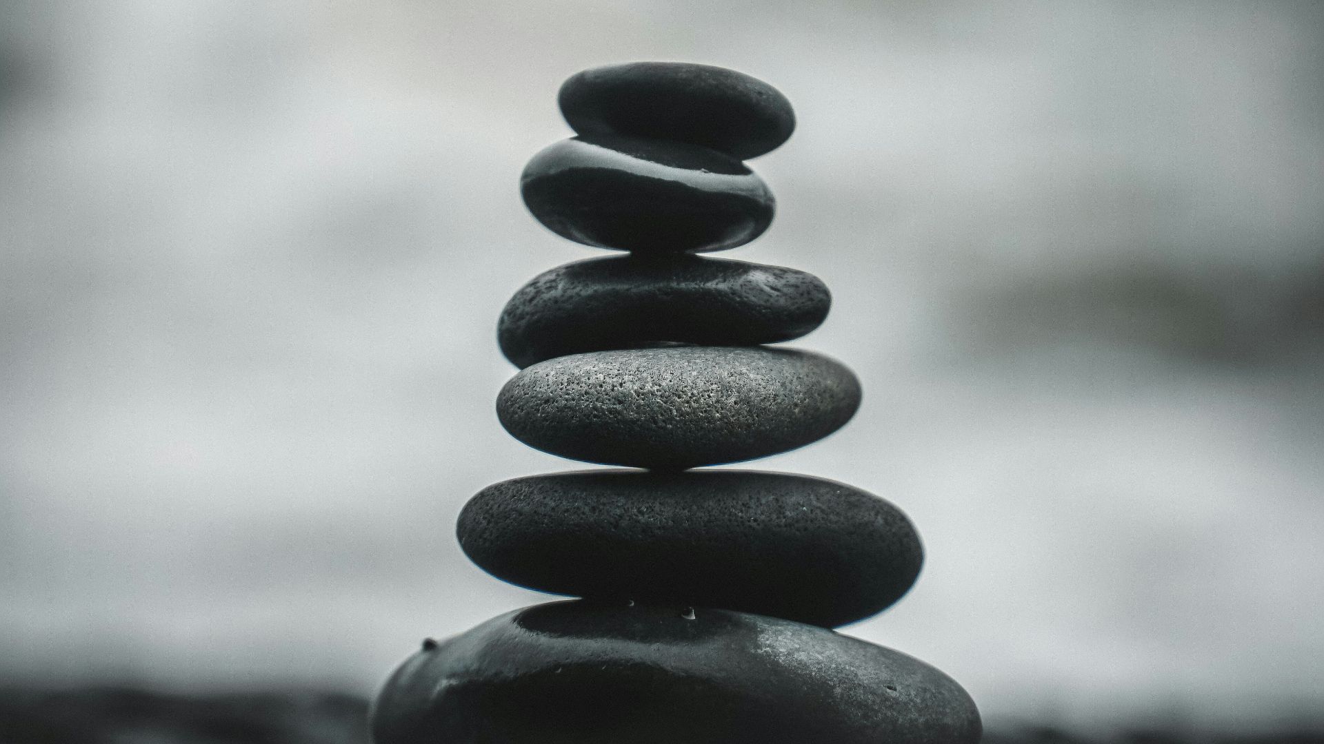 selective focus photography of pile of decorative stones