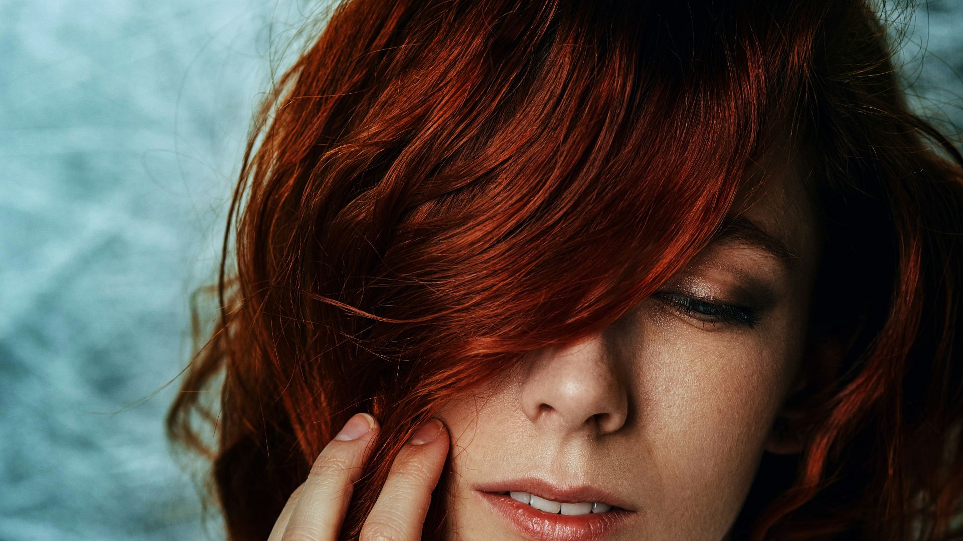 woman in white collared shirt