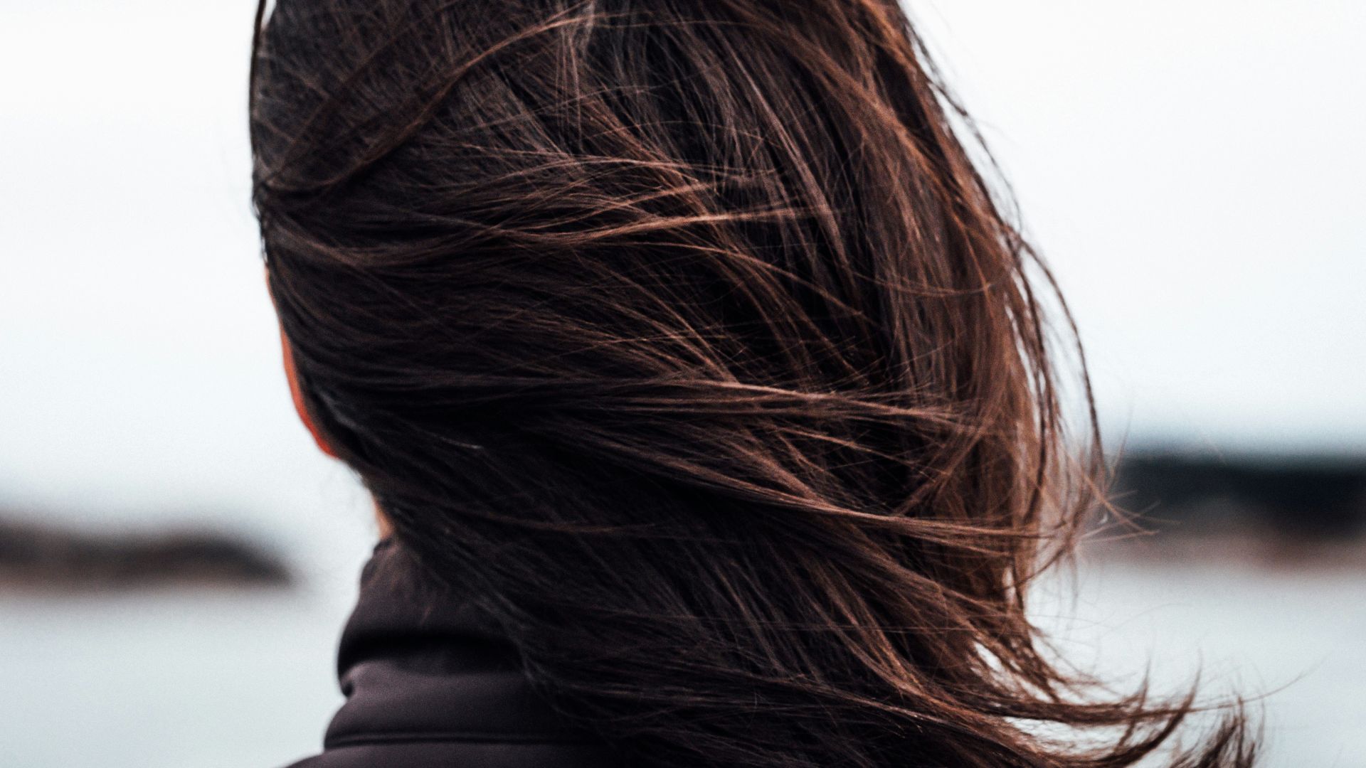 person with brown hair