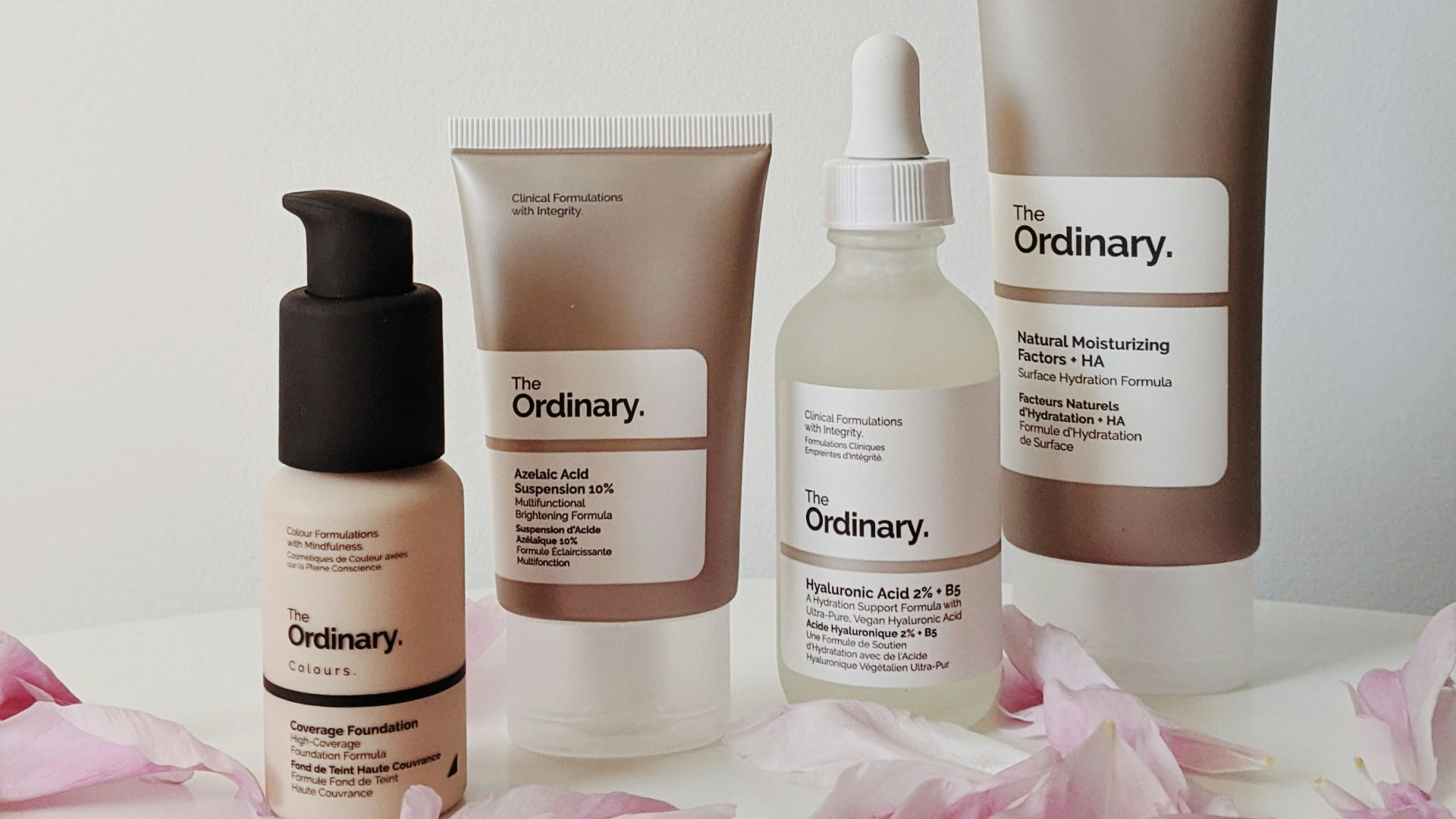 white and black plastic bottles