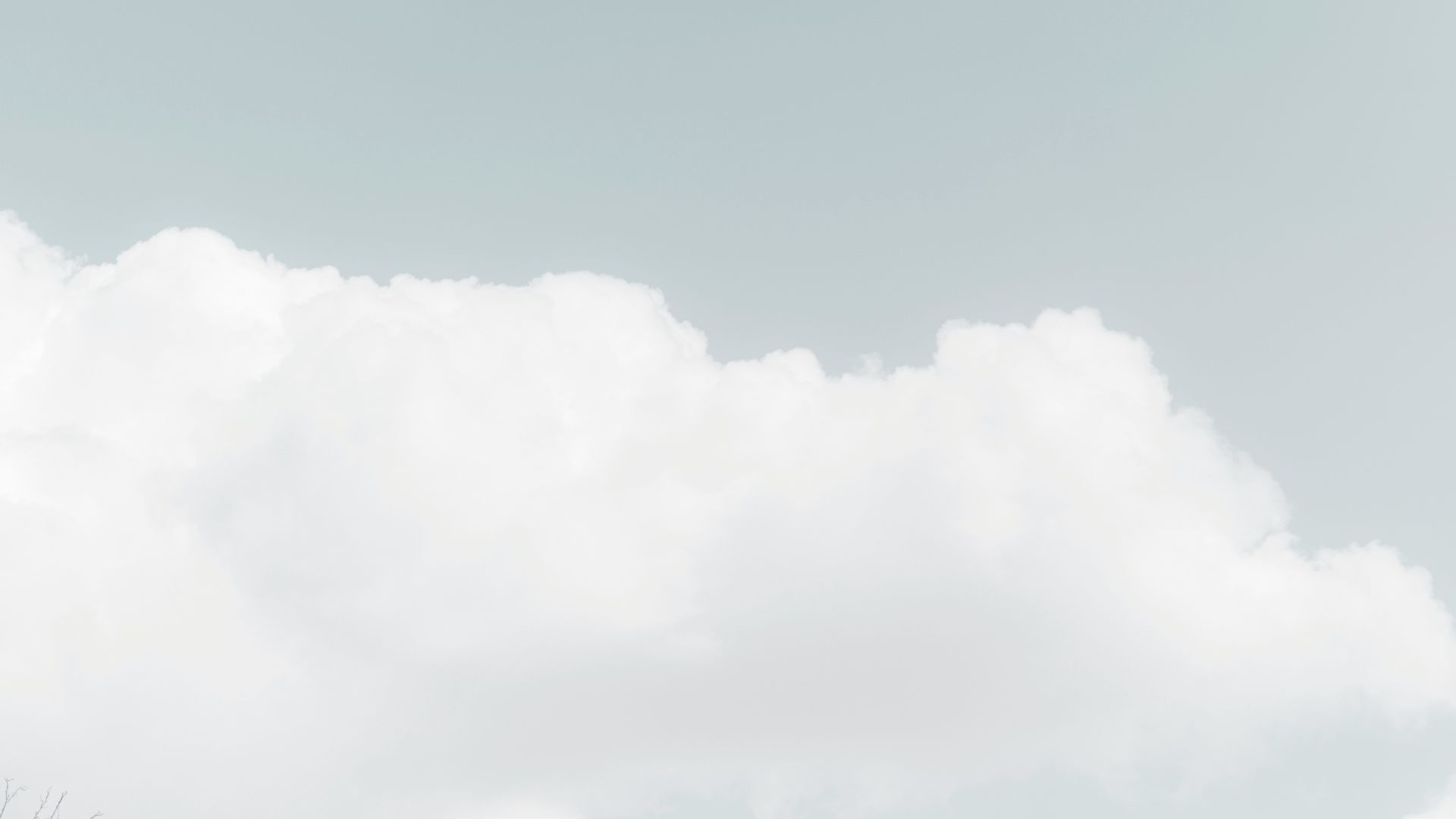 white clouds on blue sky