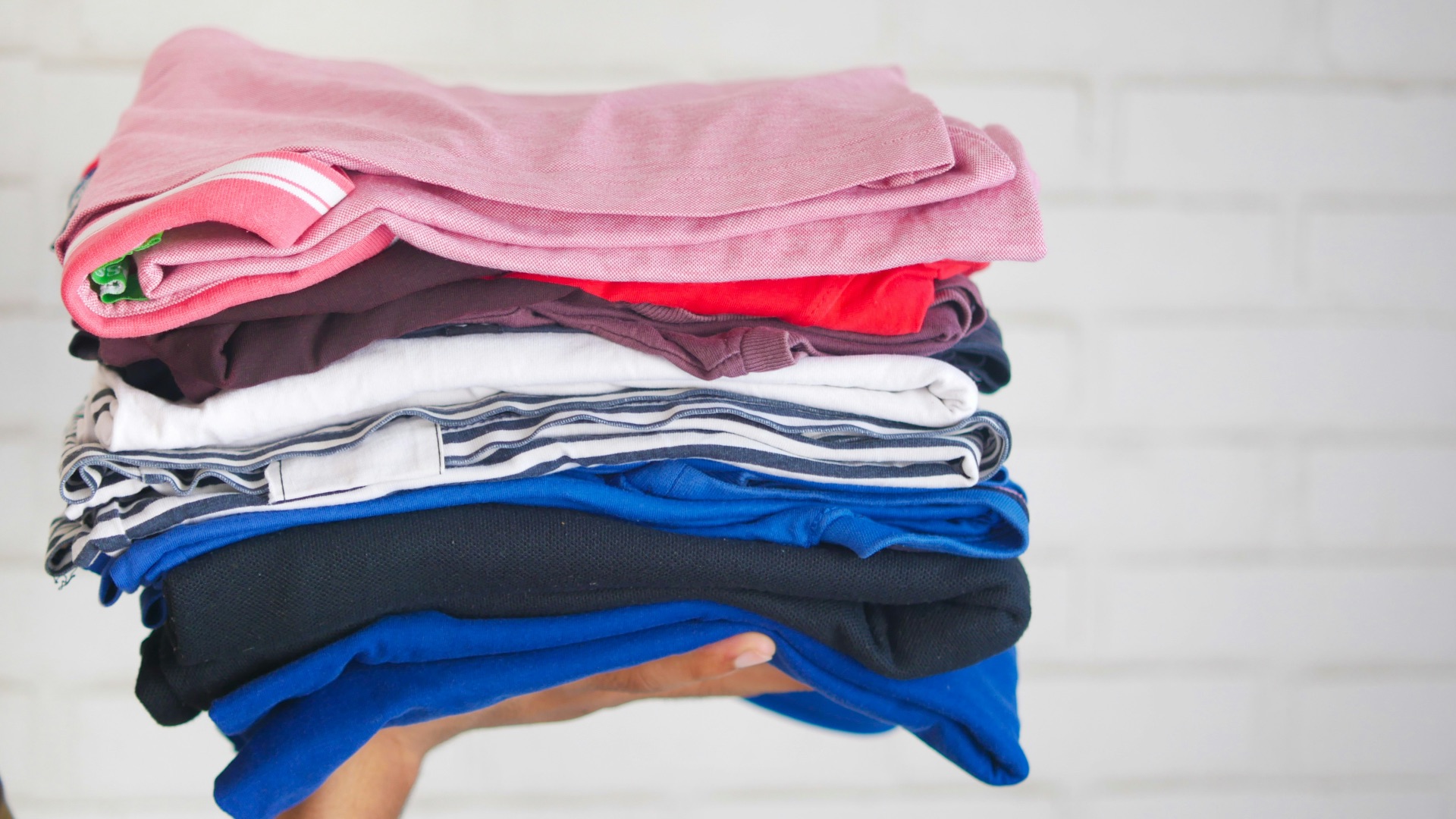 pink blue and white textiles