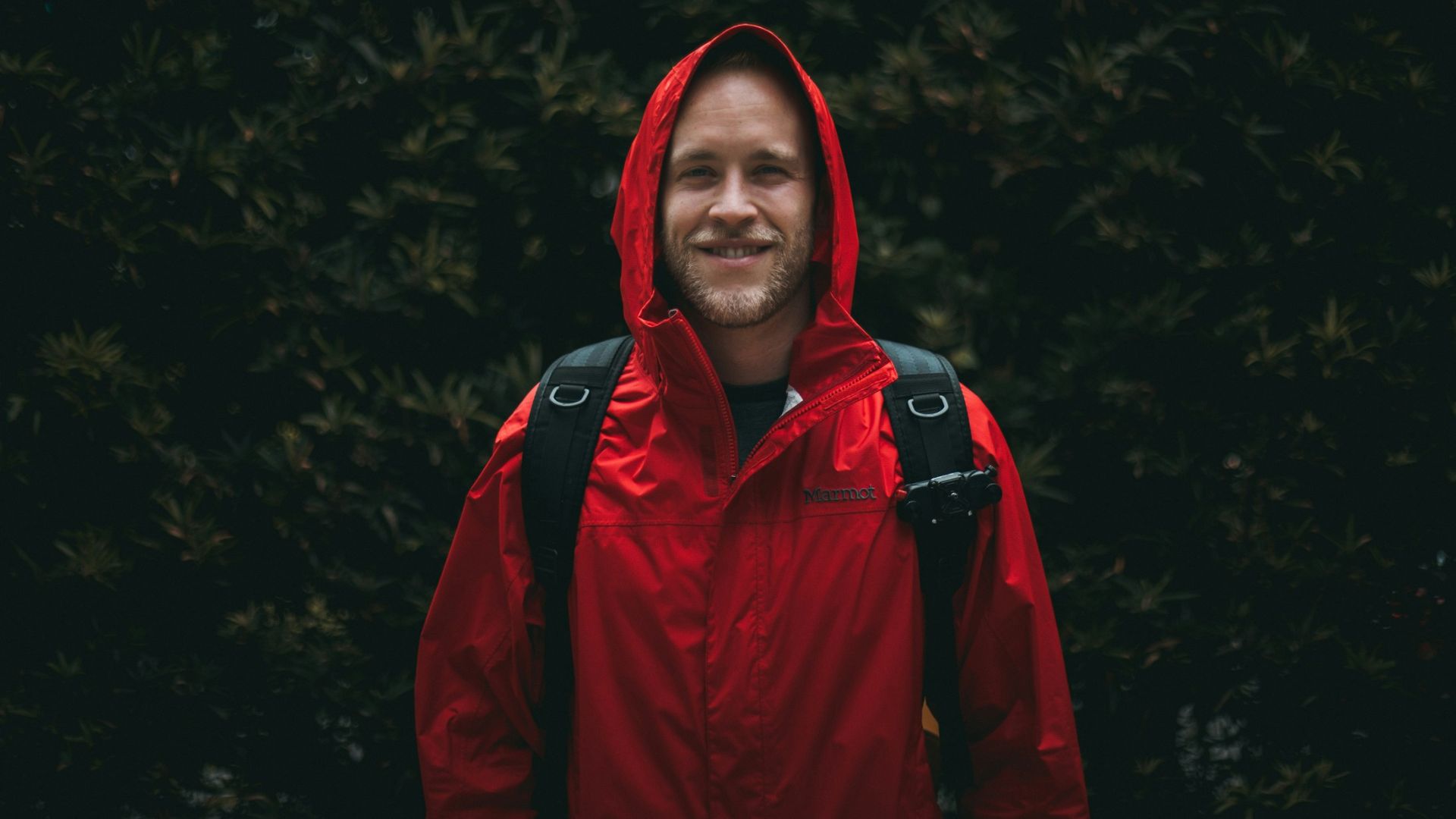 man looking at the camera