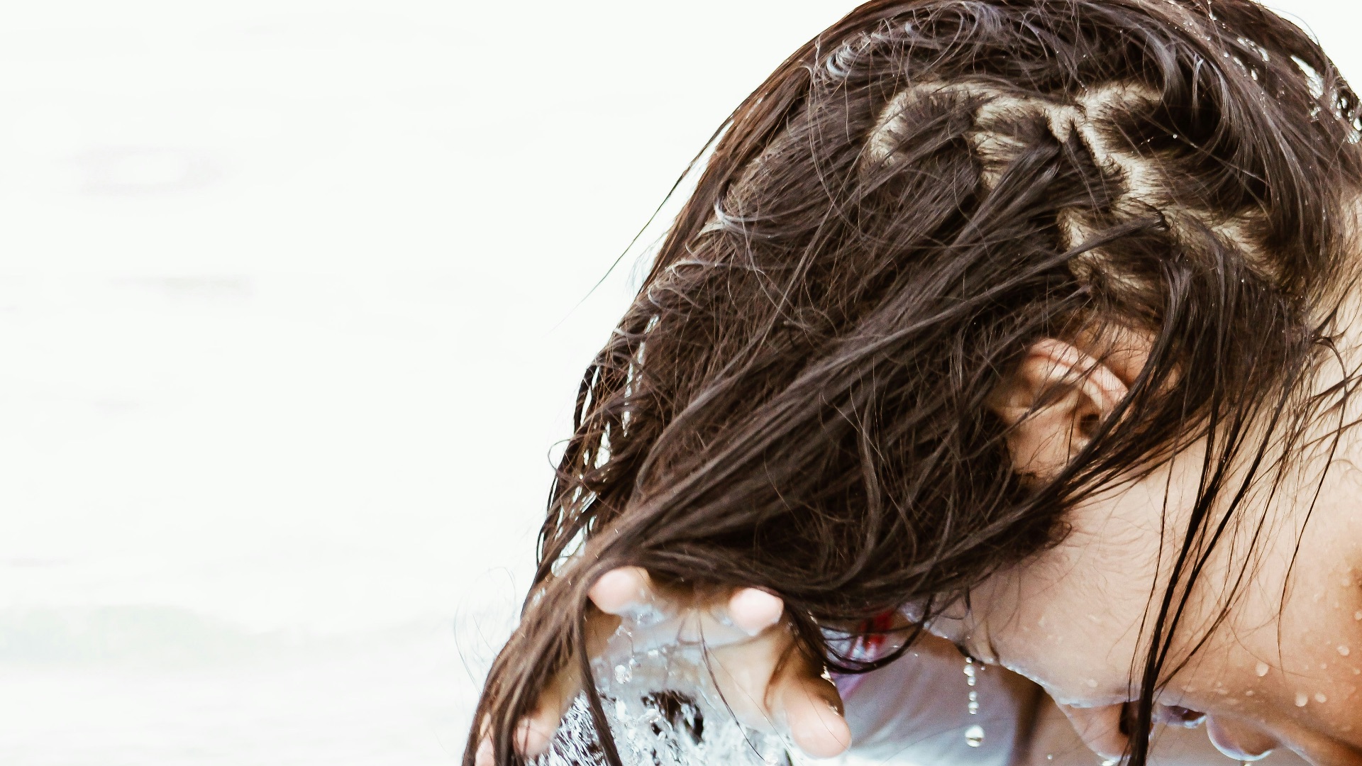 woman in body of water