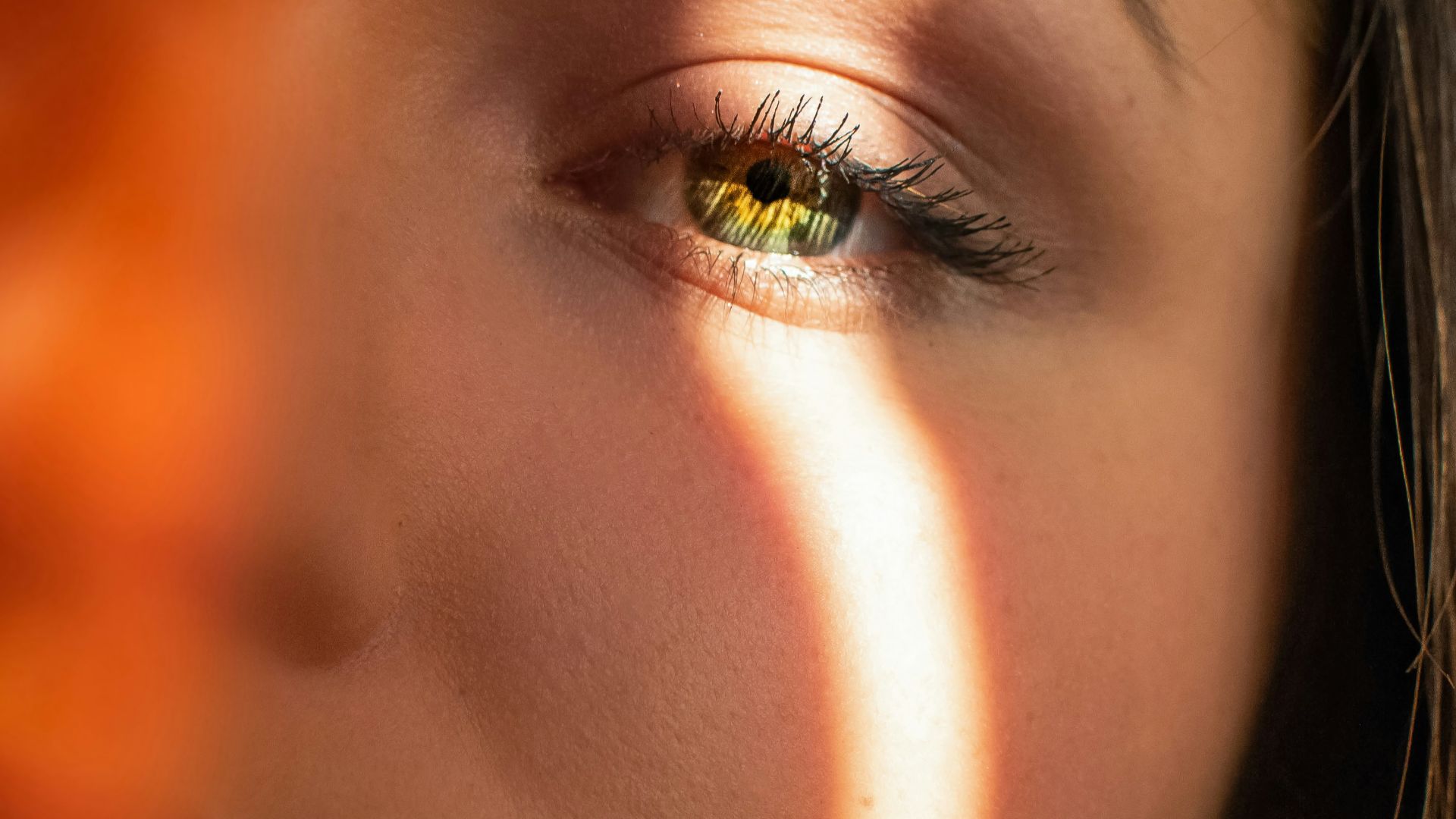 portrait of woman face