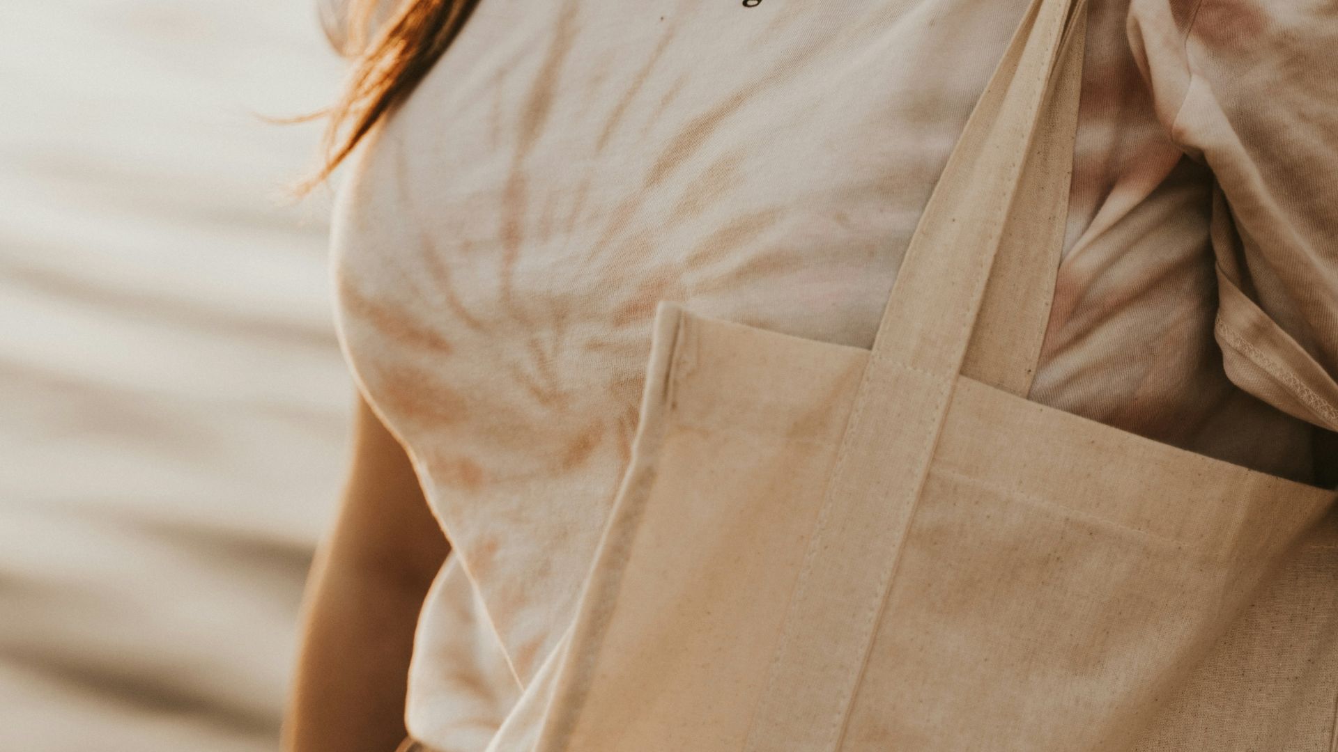 woman in white crew neck t-shirt
