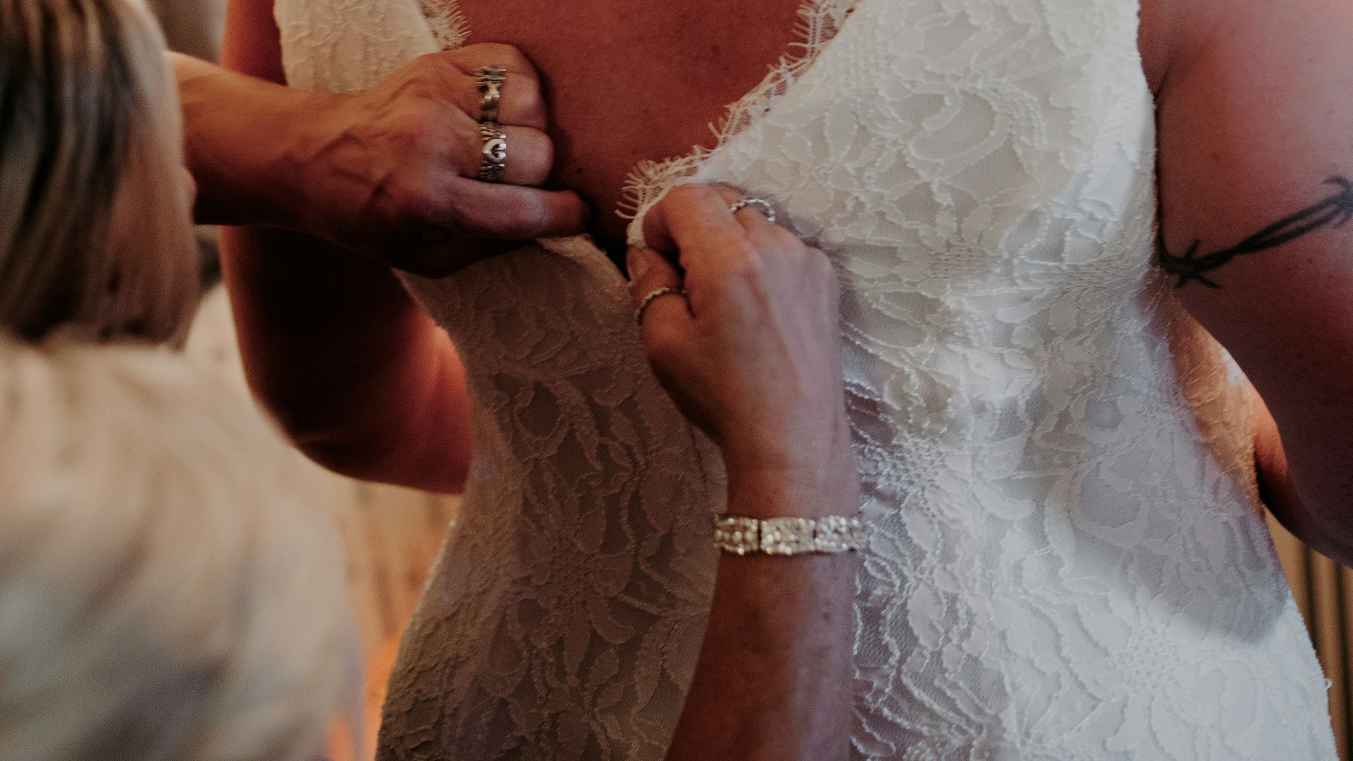 a woman wearing a wedding dress