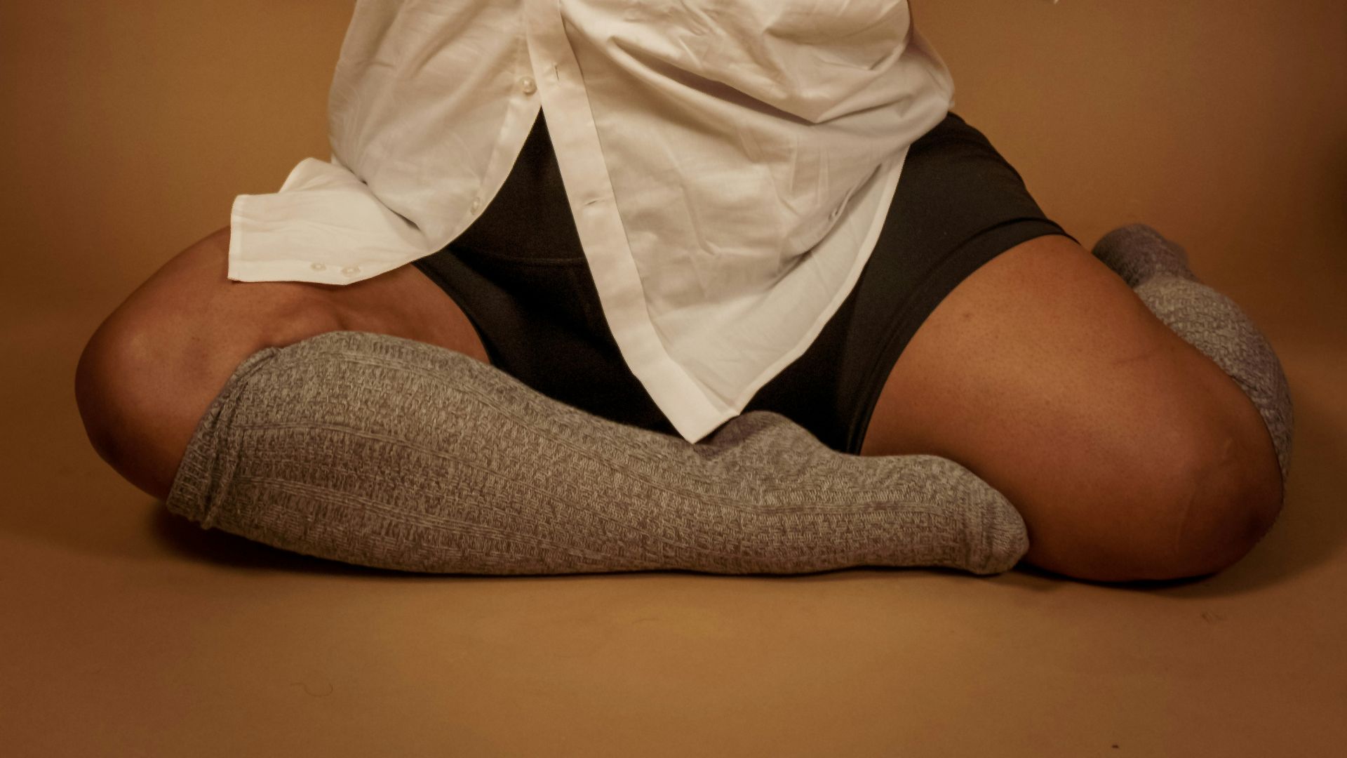 a man sitting on a couch