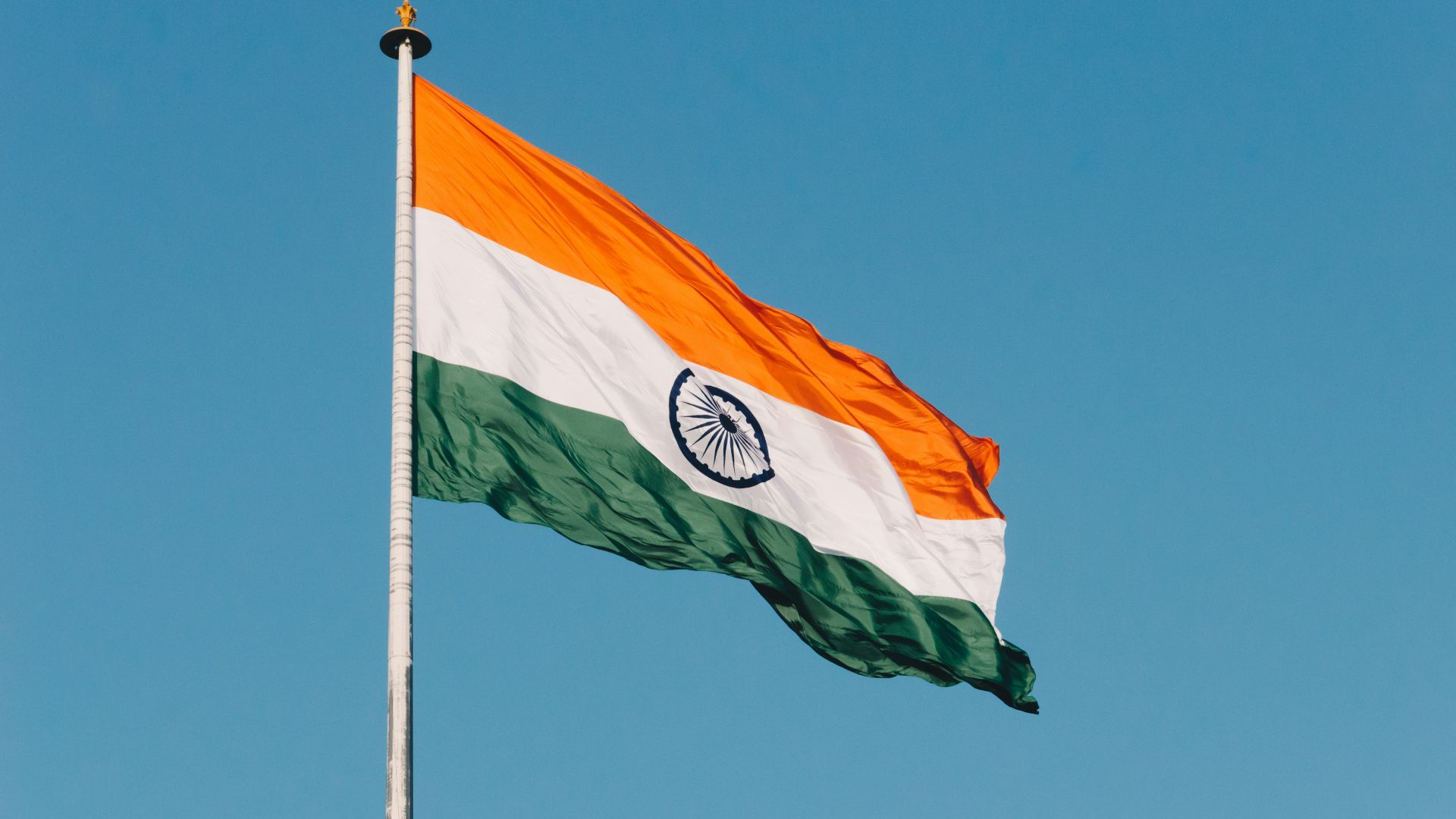 flag hanging on pole