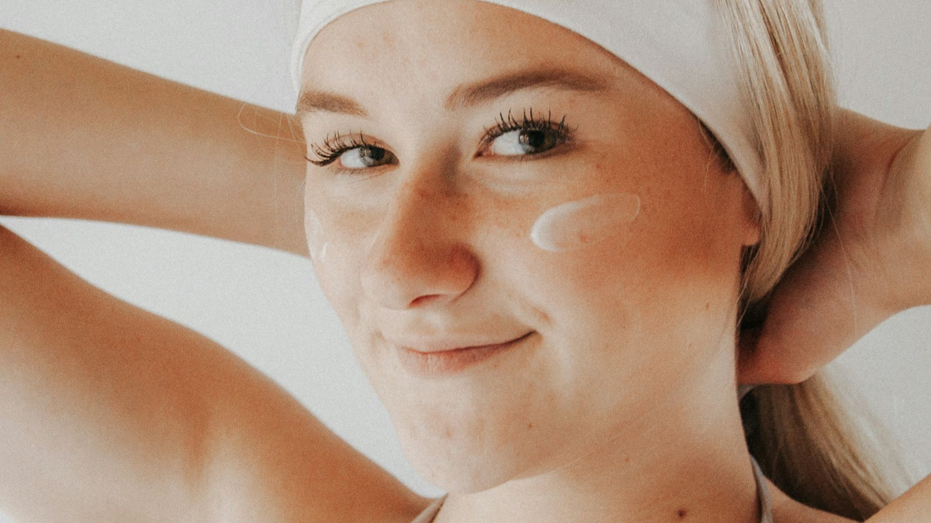 woman in white tank top