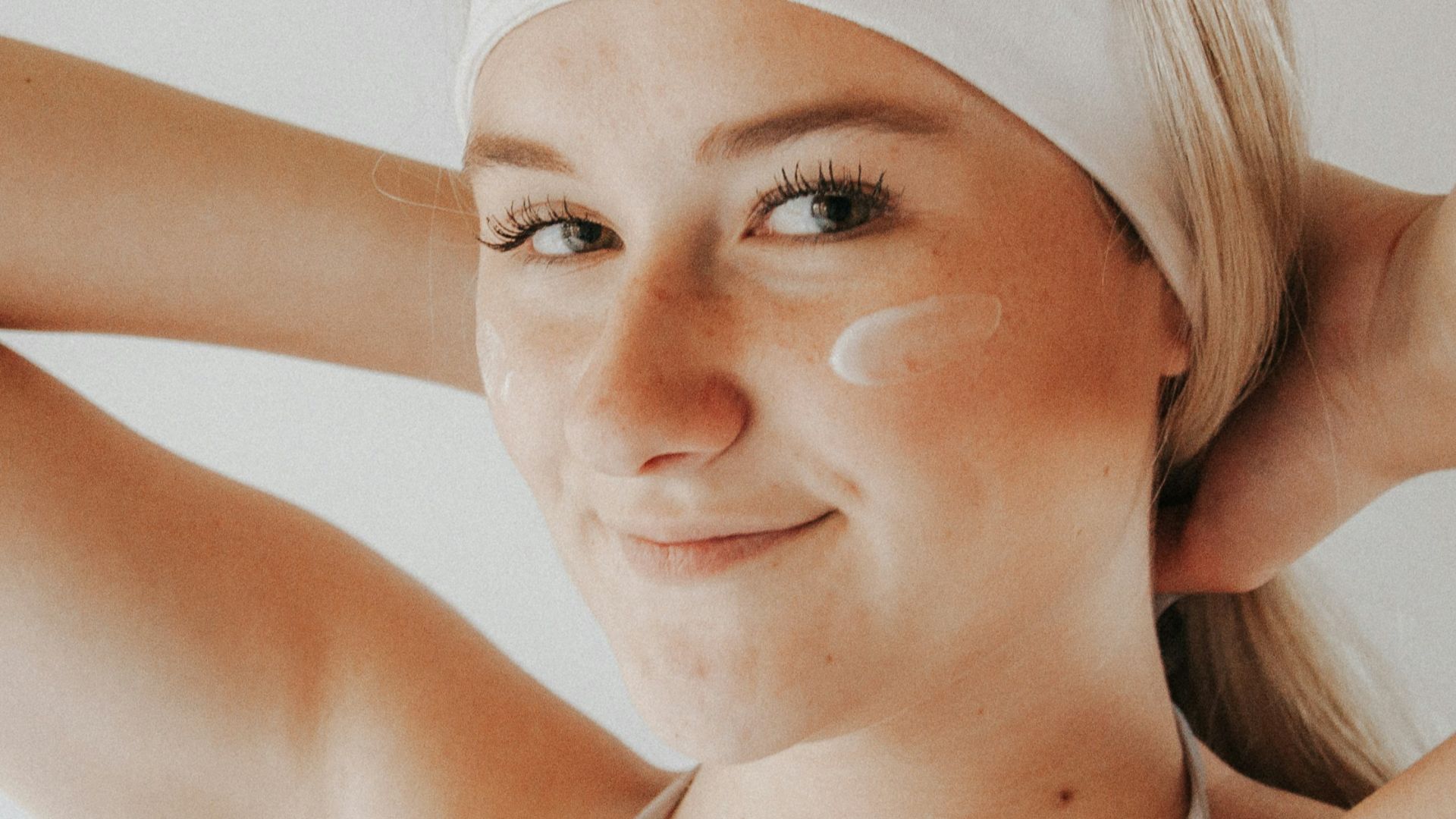 woman in white tank top