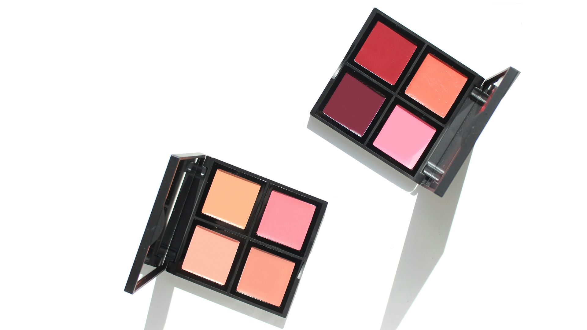 black and red square frame