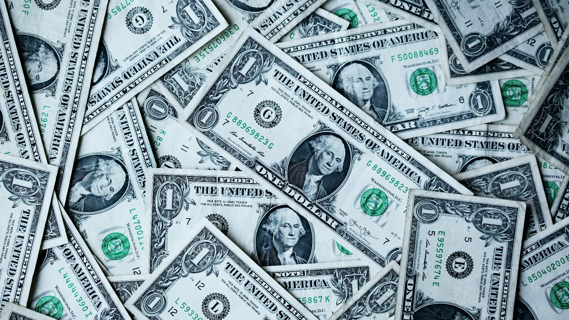 1 U.S.A dollar banknotes