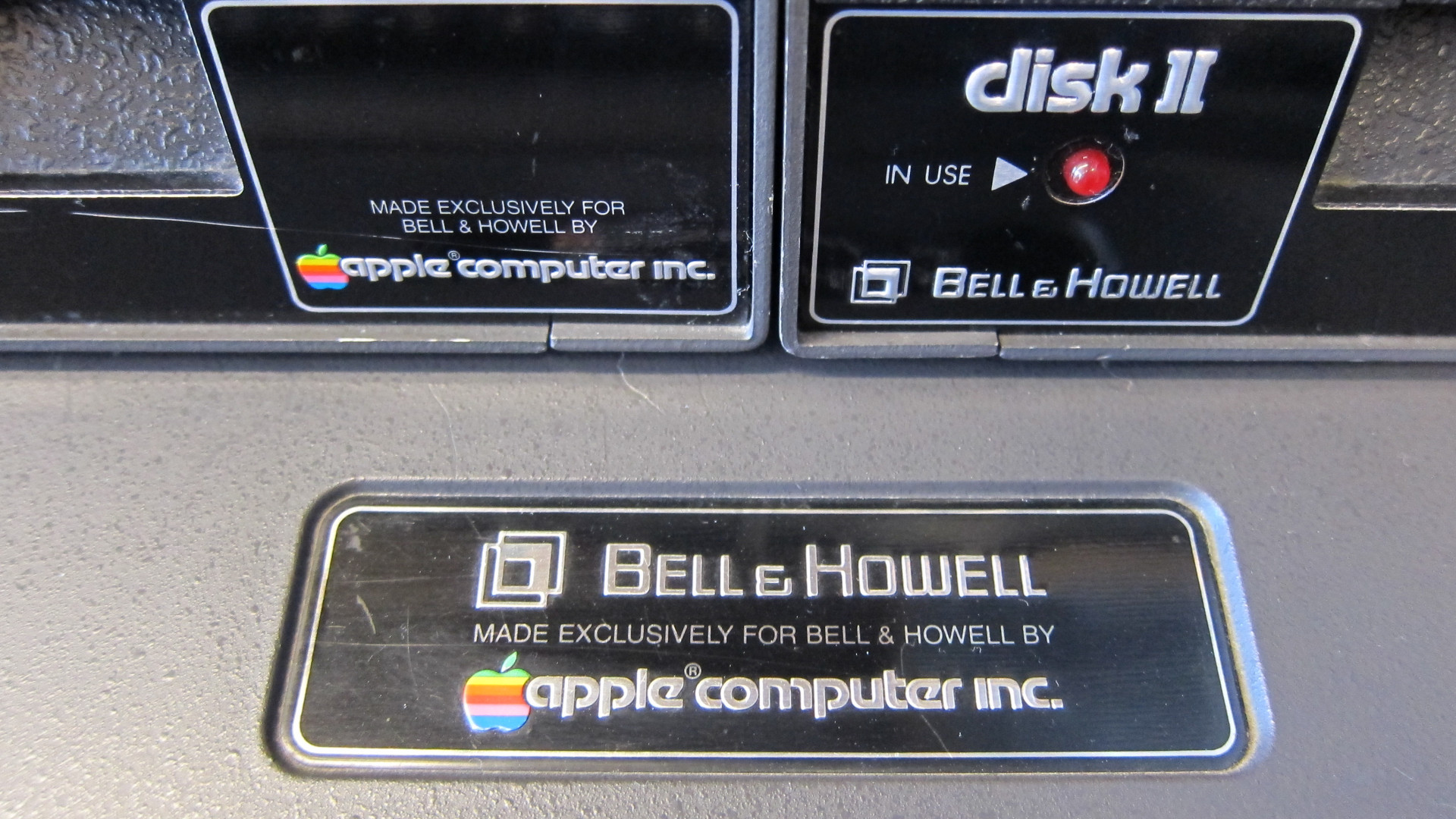 File:Bell & Howell Apple II+ & Apple Disk II special labels.jpg
