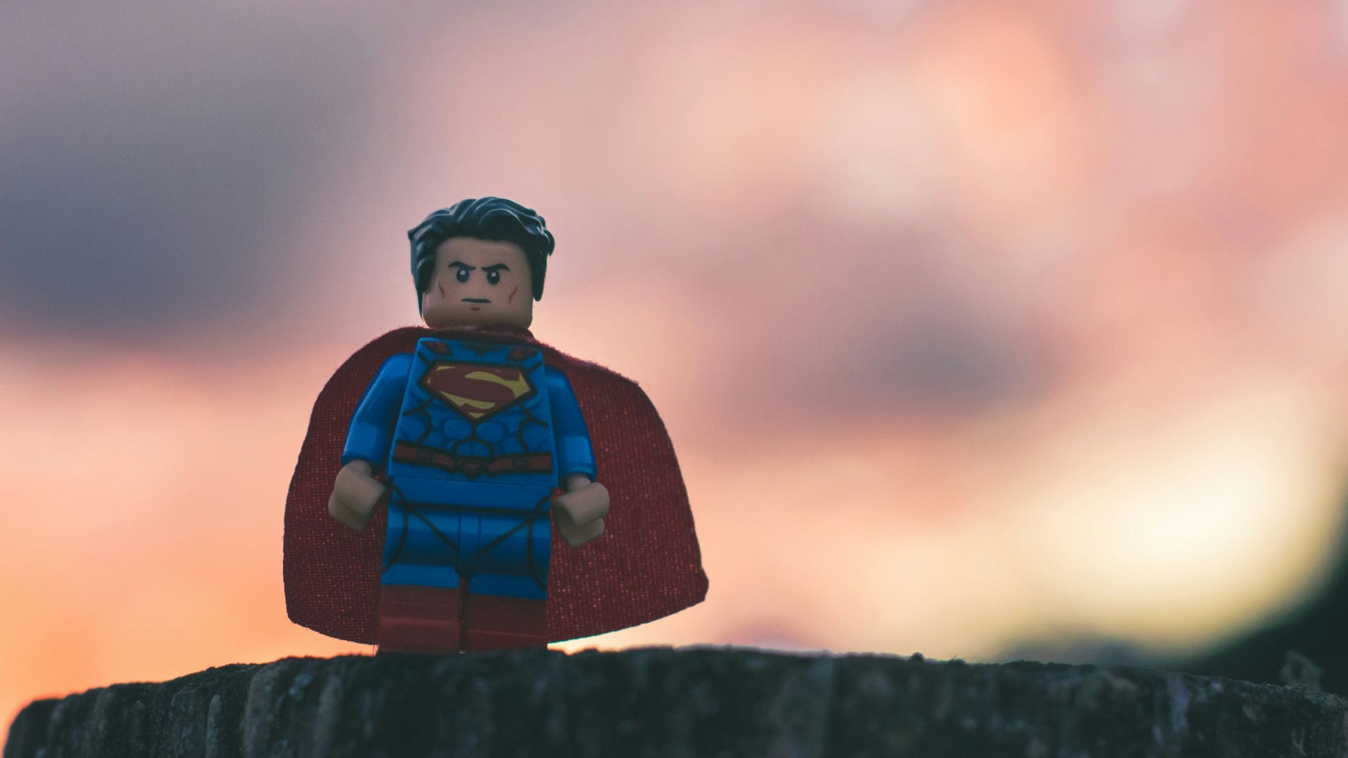 Funko Superman in shallow focus