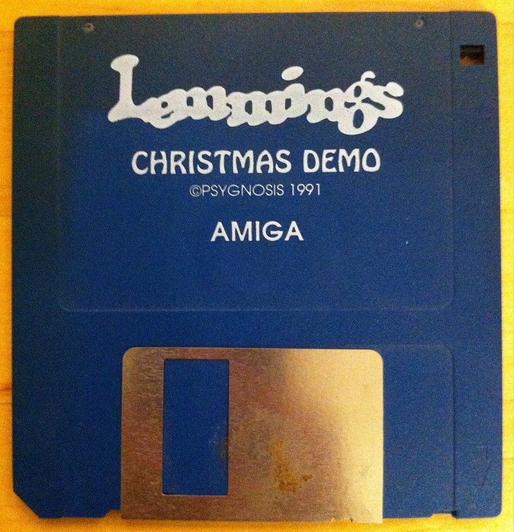1024Px-Lemmings Christmas Demo, For Amiga, 1991