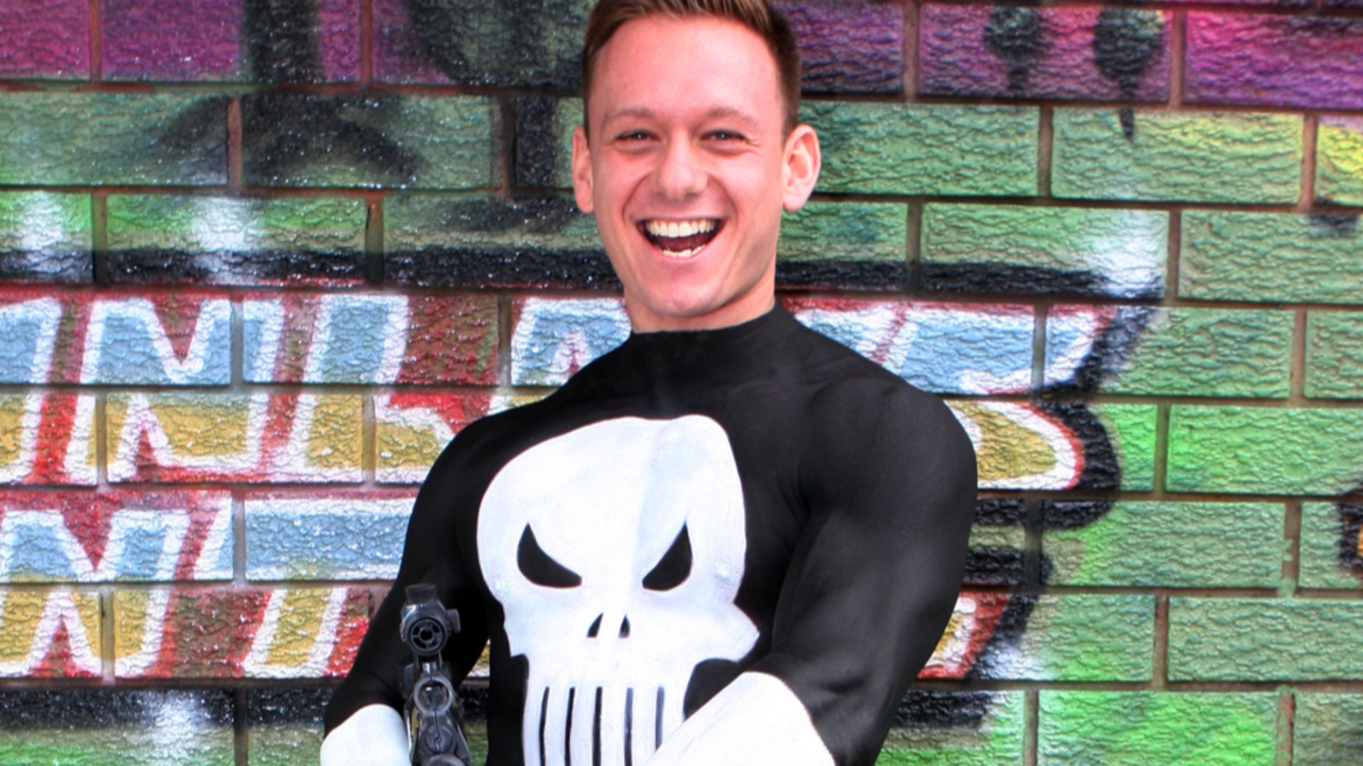 File:The Punisher Human Statue Bodyart Bodypainting (9104619043).jpg