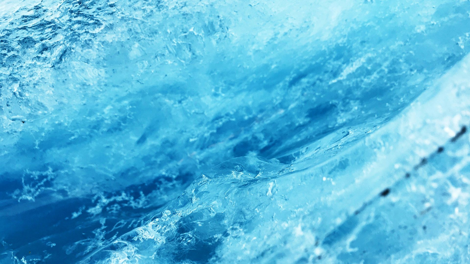 a close up of a wave in the ocean