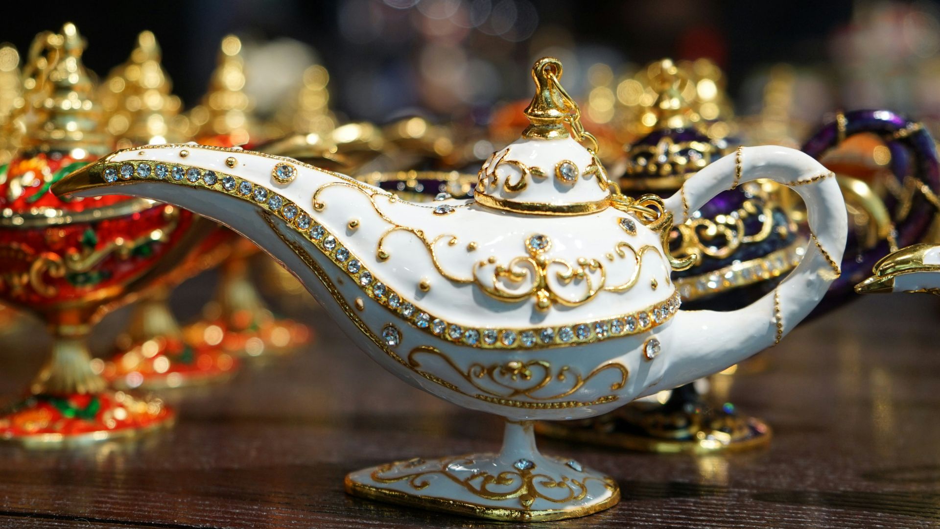 a gold and silver crown