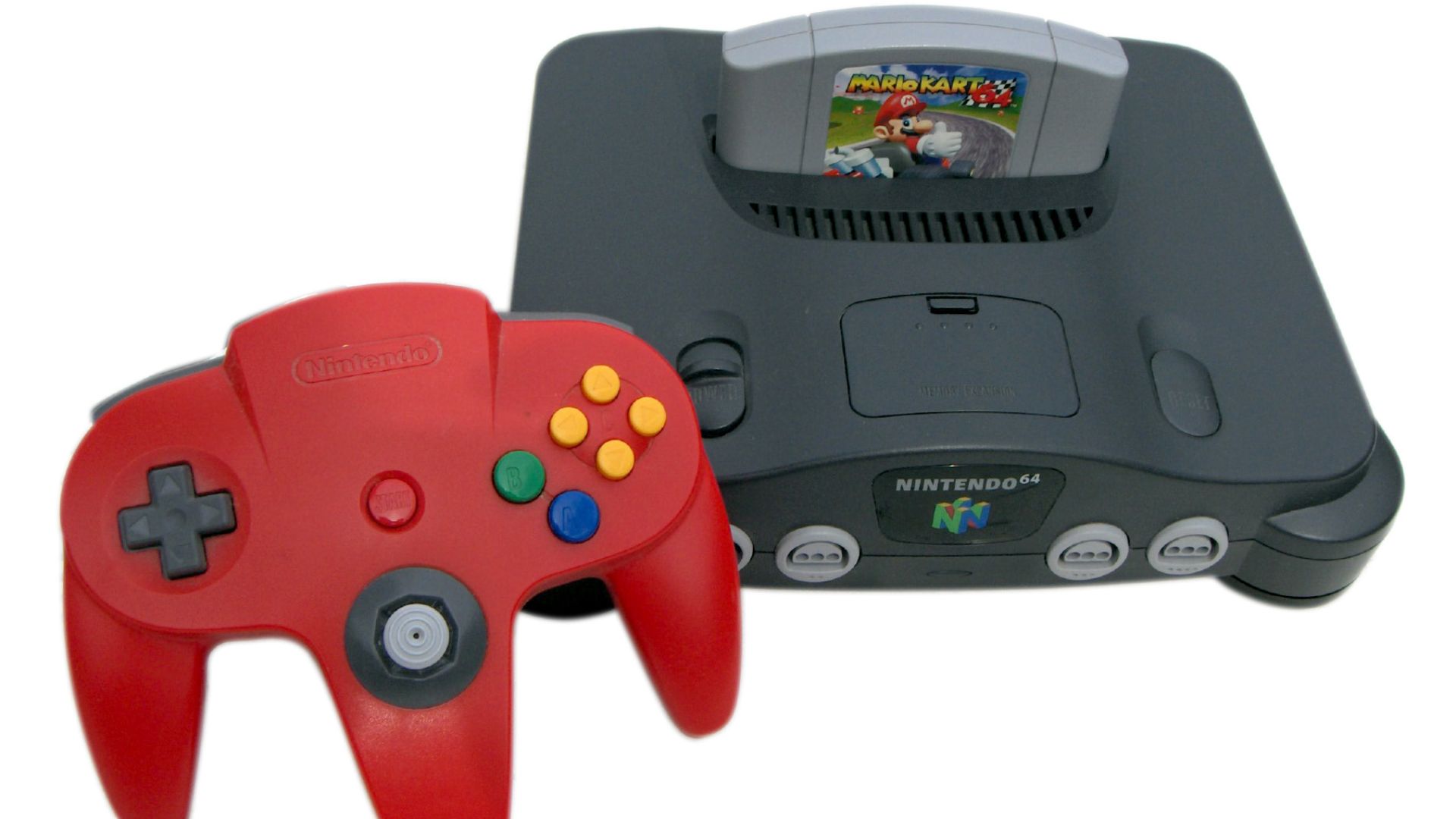 File:Nintendo 64 with Mario Kart 64 cartridge 20040725.jpg