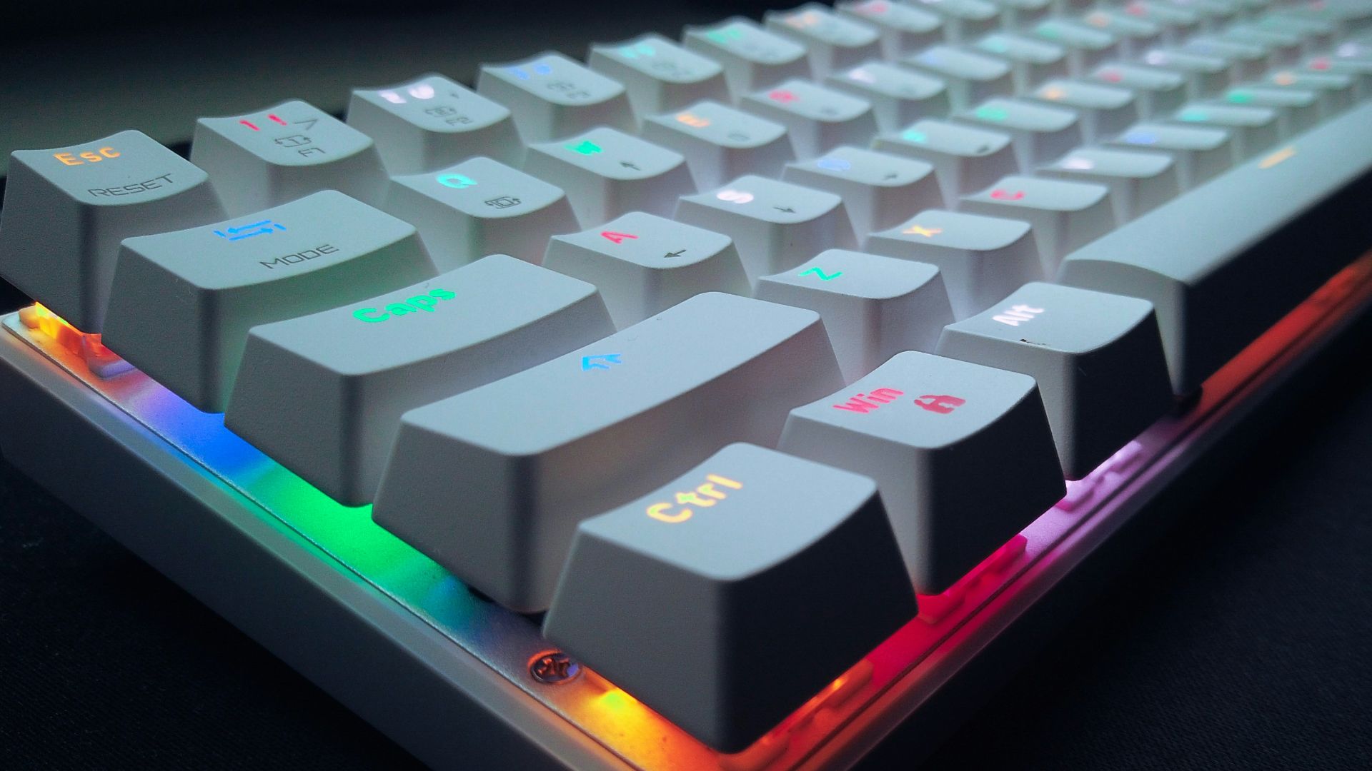 white and black computer keyboard