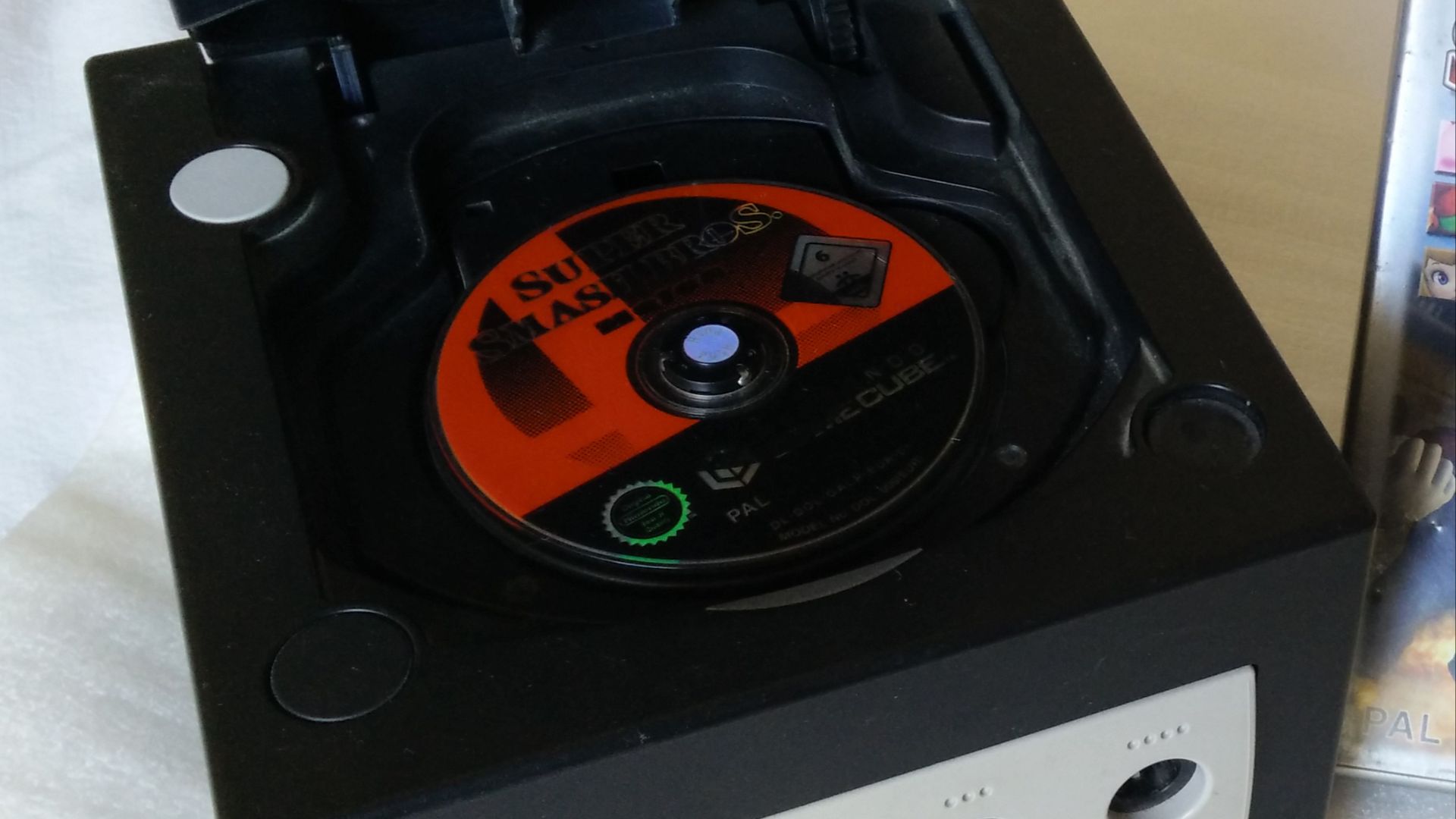 File:Super Smash Bros. Melee in a Gamecube.jpg