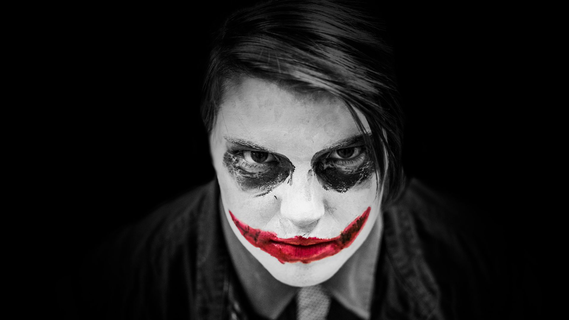 man portraying The Joker