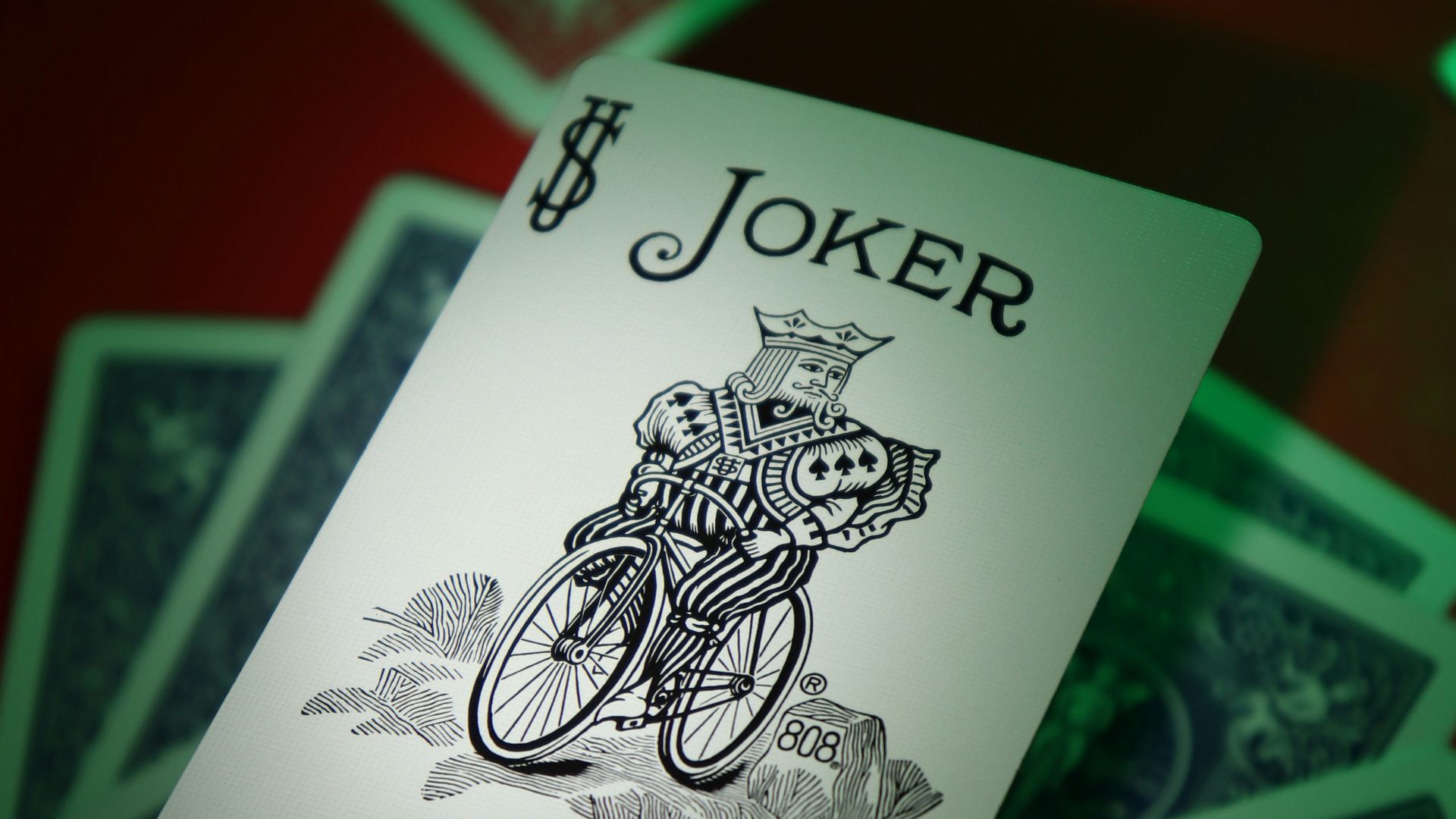 joker playing card on playing cards