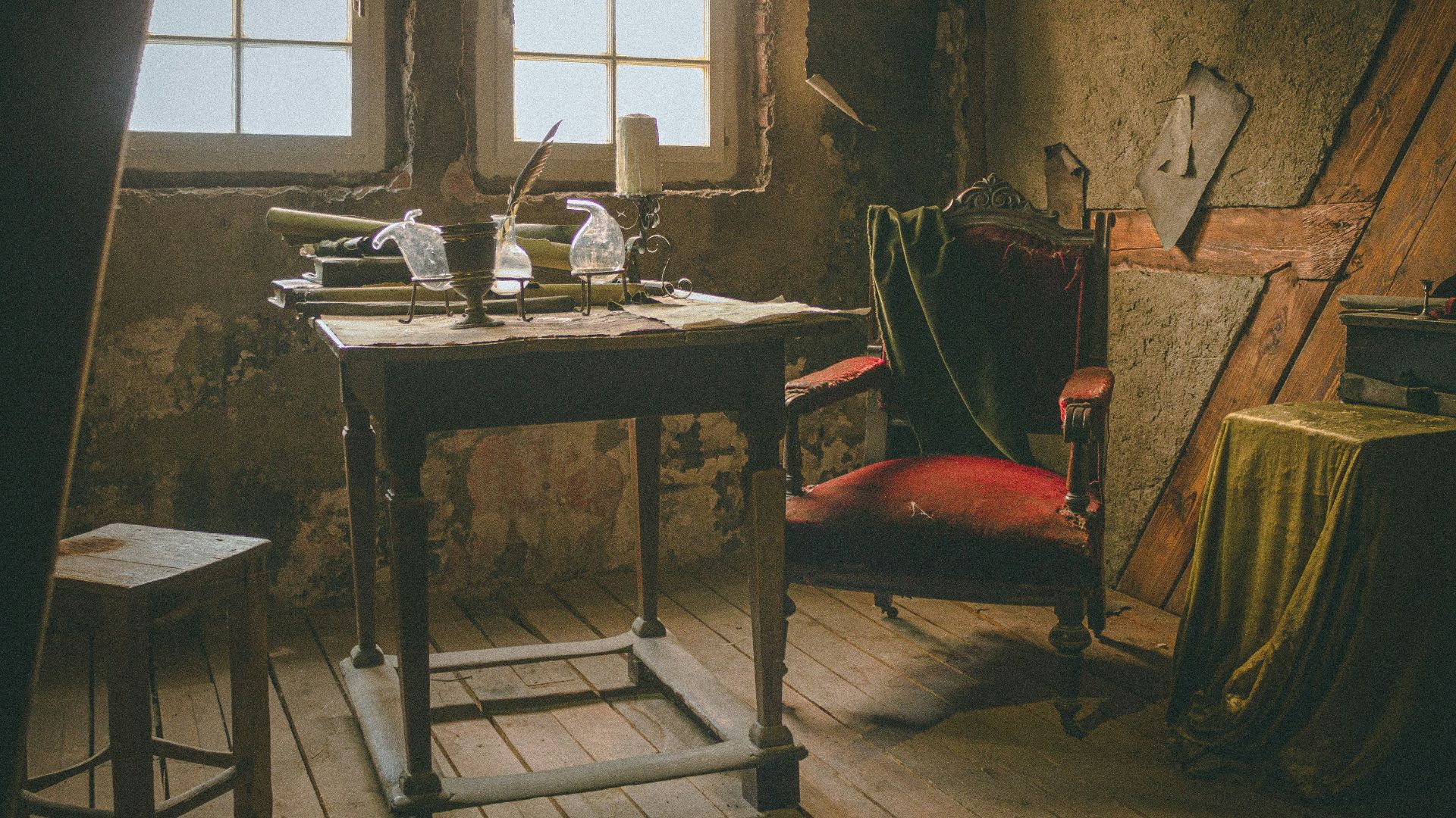 brown wooden table with chairs