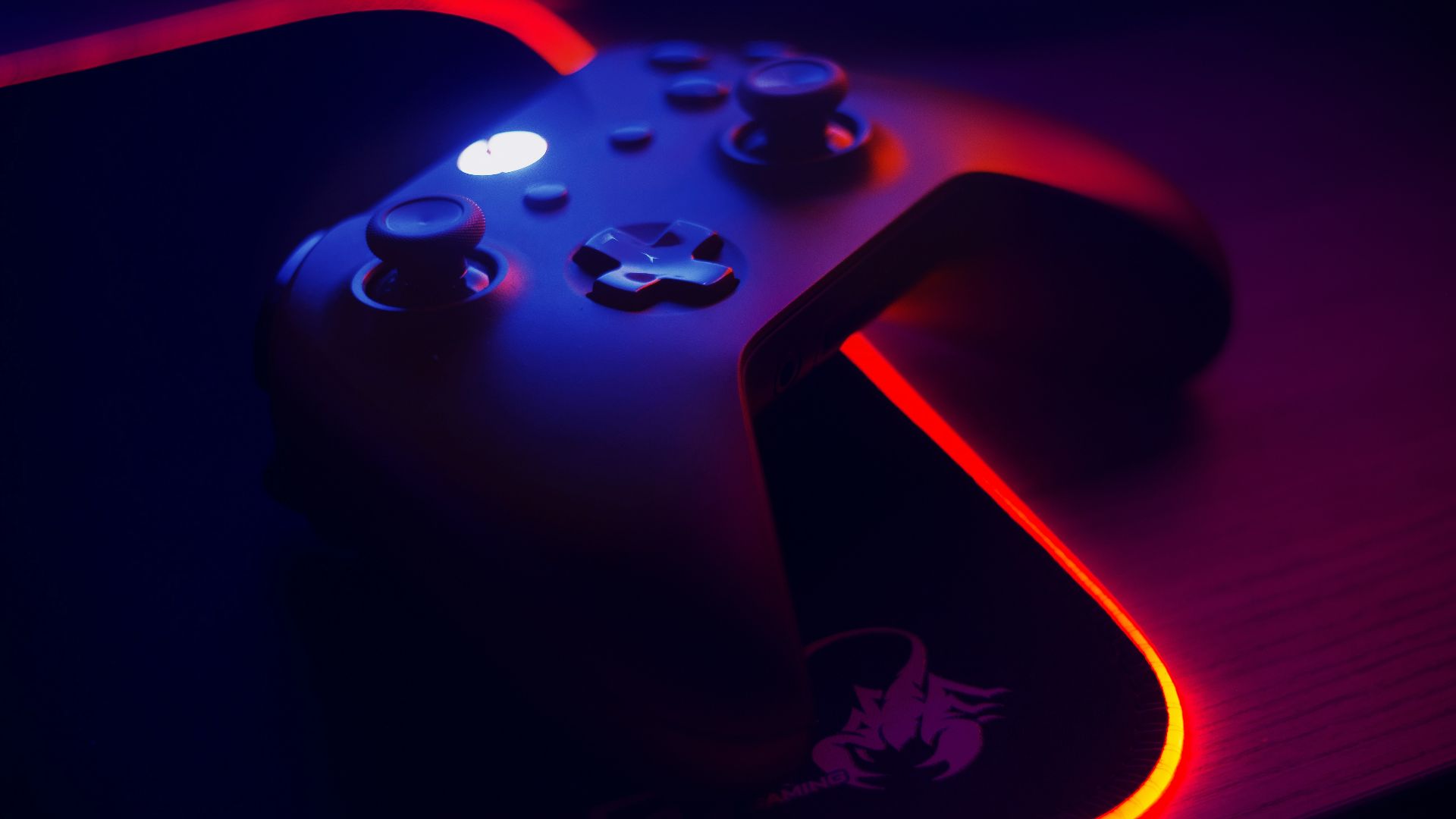 black xbox one game controller