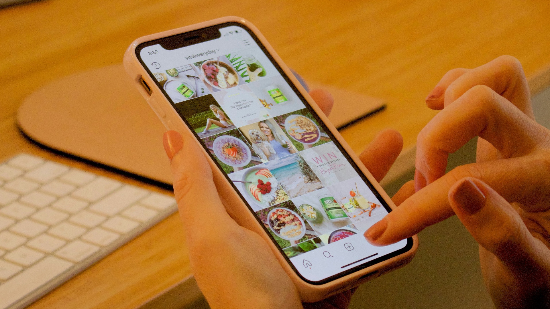 white Android smartphone