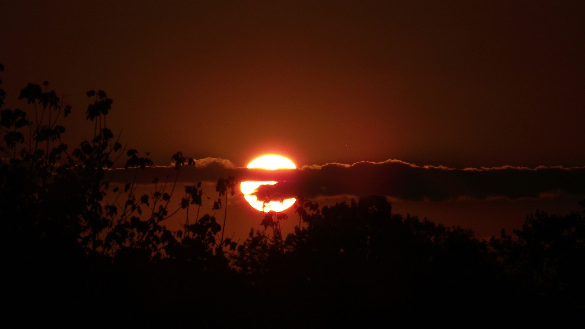 sunset photograph during nighttime