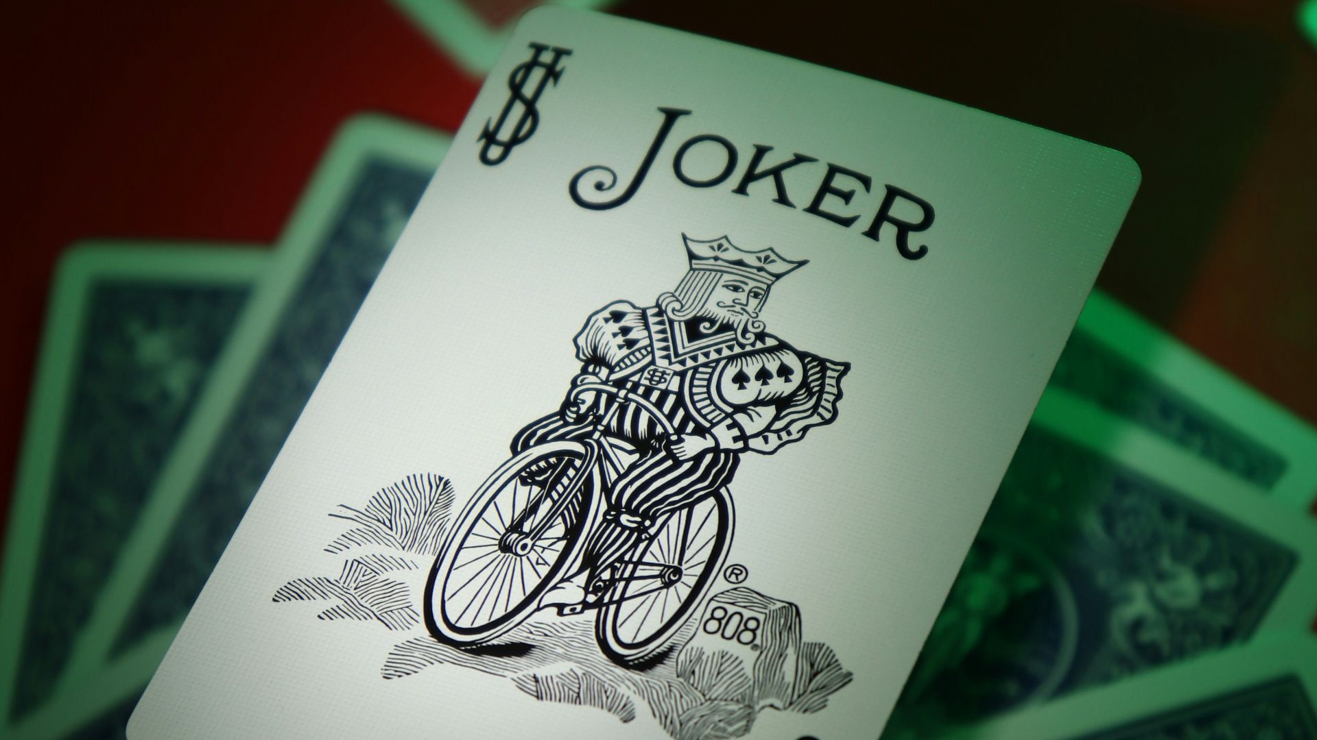 joker playing card on playing cards