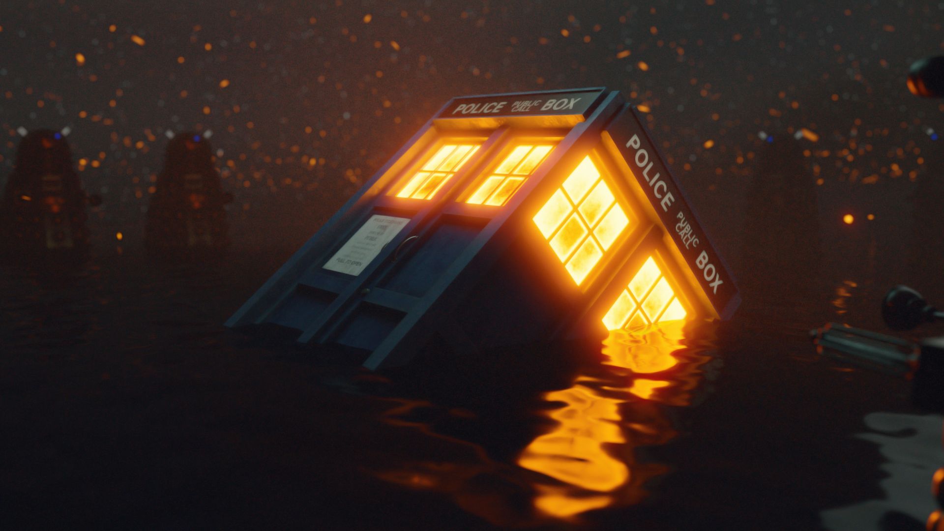 a video game with a spaceship and stars in the sky