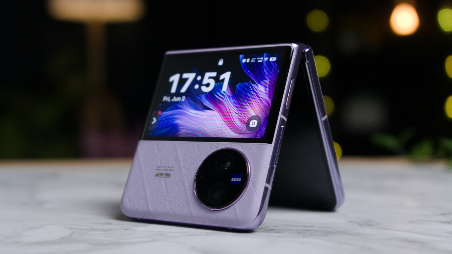 a cell phone sitting on top of a table