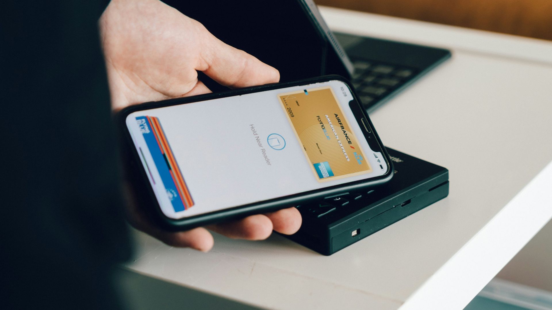 person holding black android smartphone