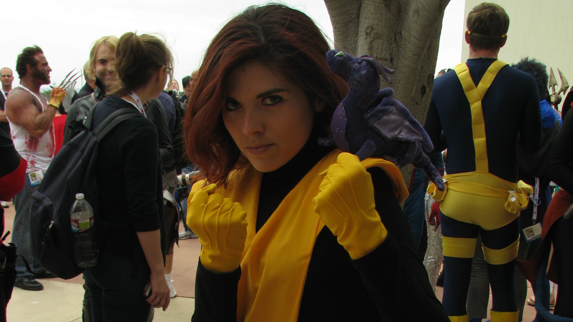 File:SDCC13 - Cosplay of Kitty Pryde and Lockheed.jpg