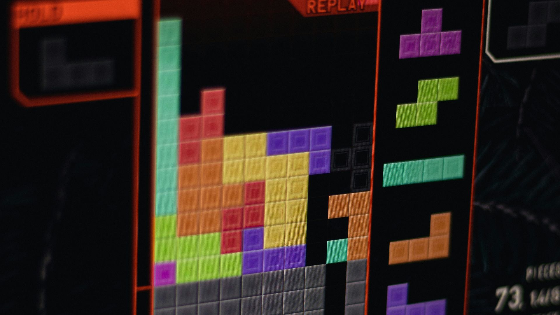 a close up of a computer screen with a game on it