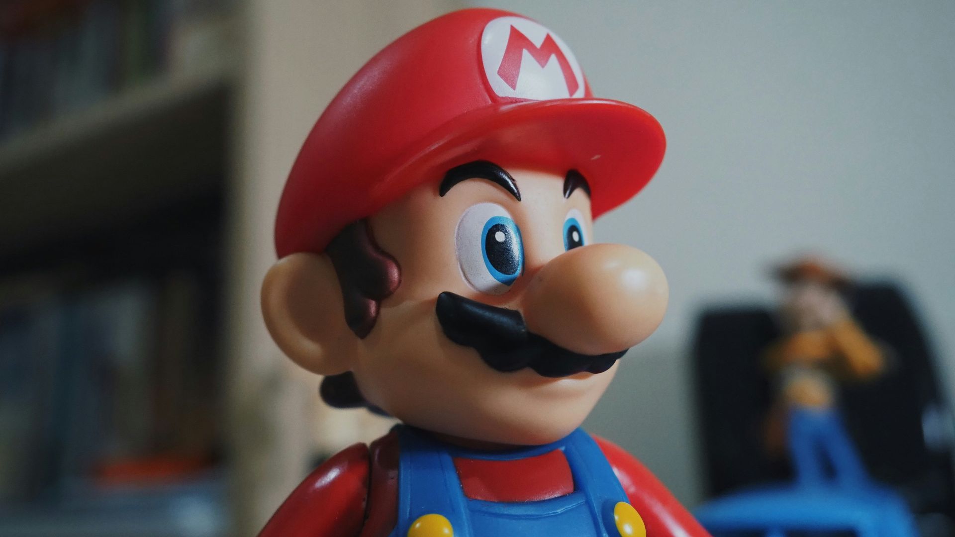 red and blue lego toy