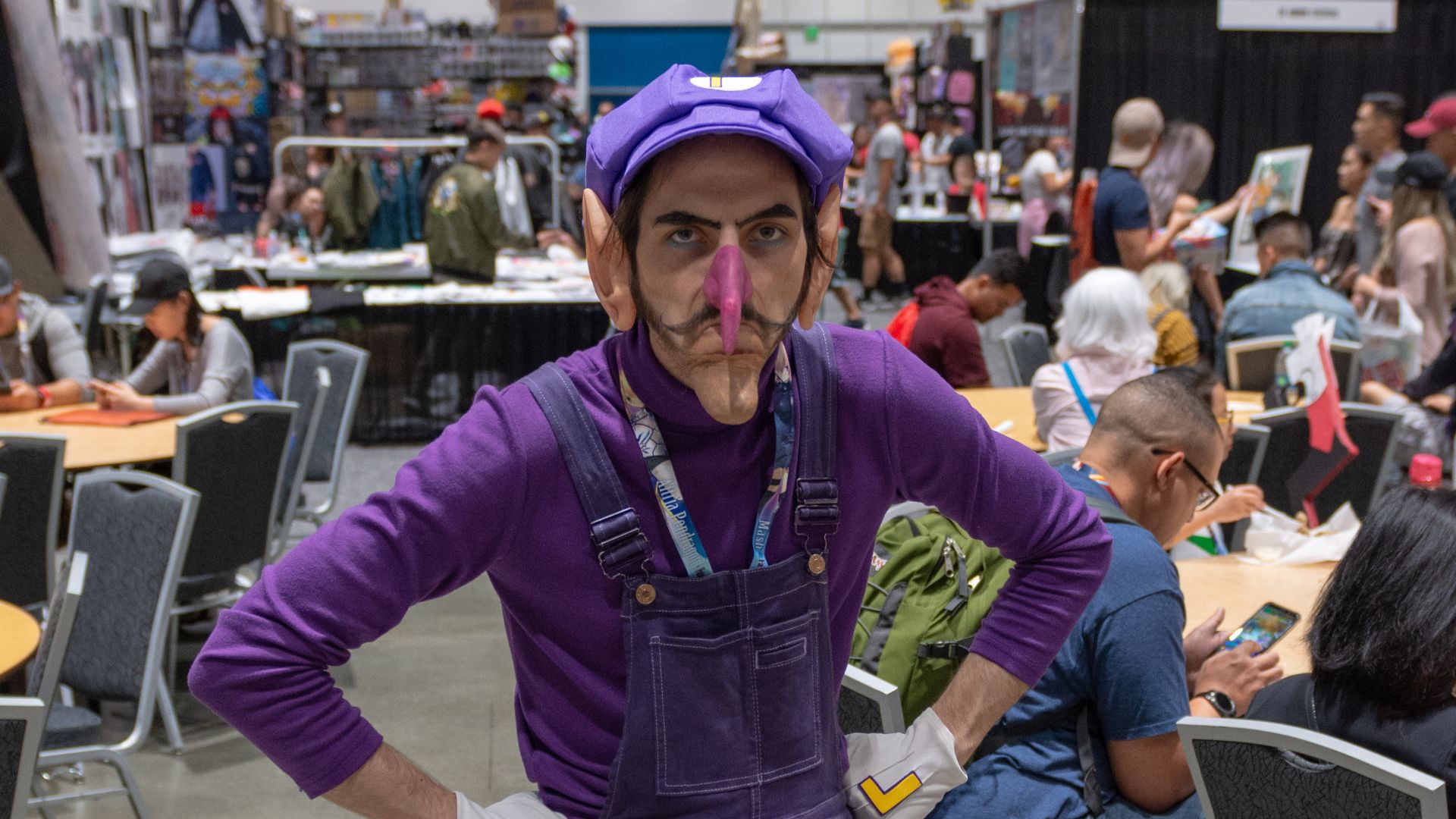 File:Waluigi Cosplayer at Crunchyroll Expo 2018.jpg