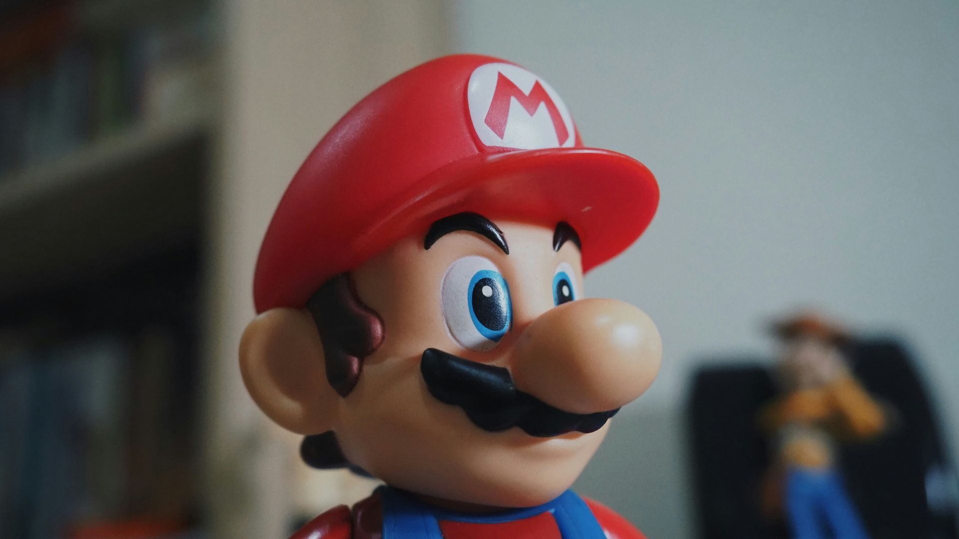 red and blue lego toy