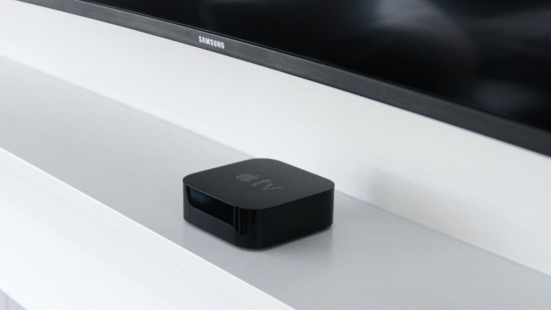 black box on white table