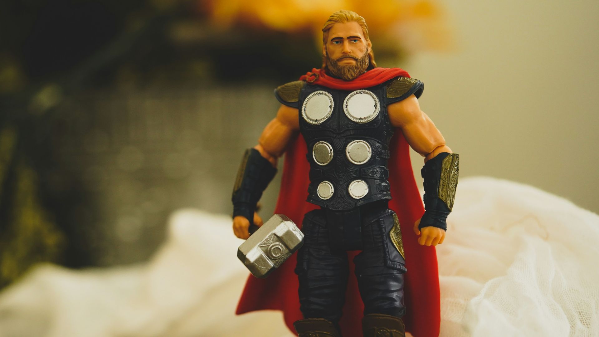 lego minifig on brown wooden table