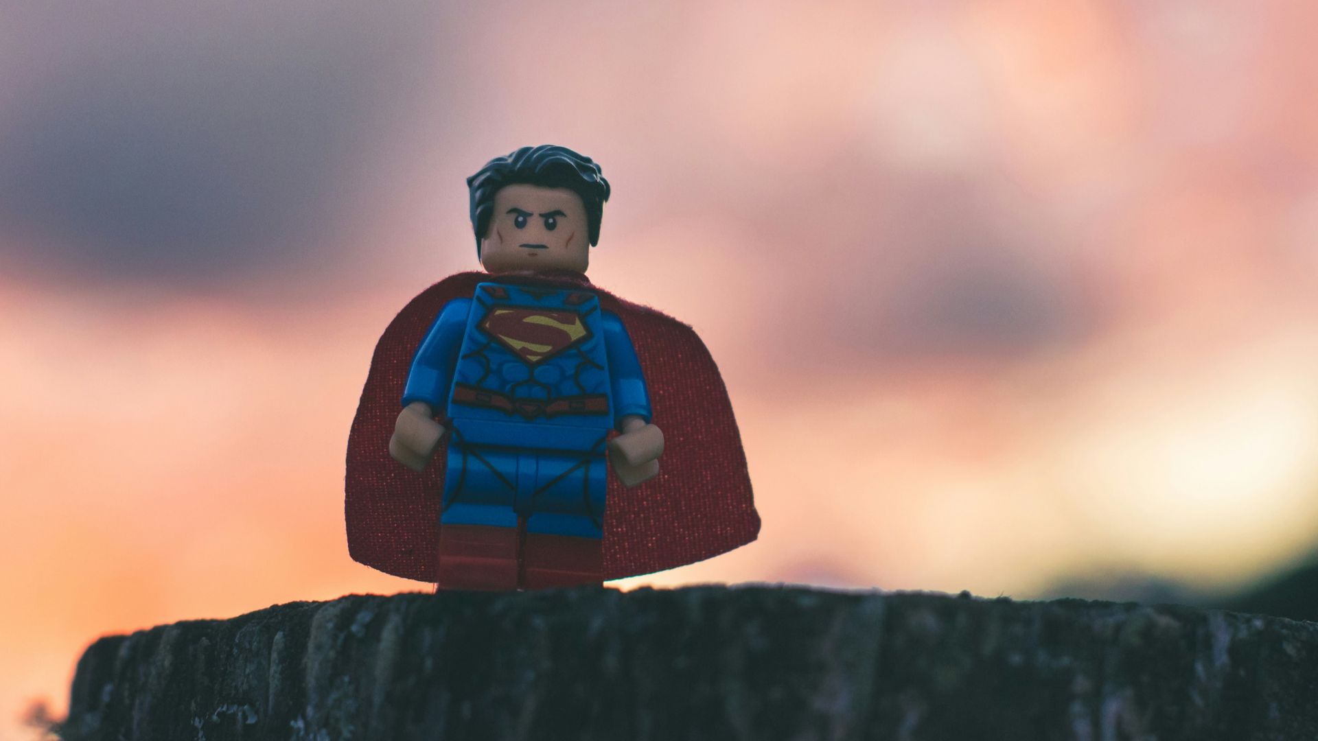 Funko Superman in shallow focus