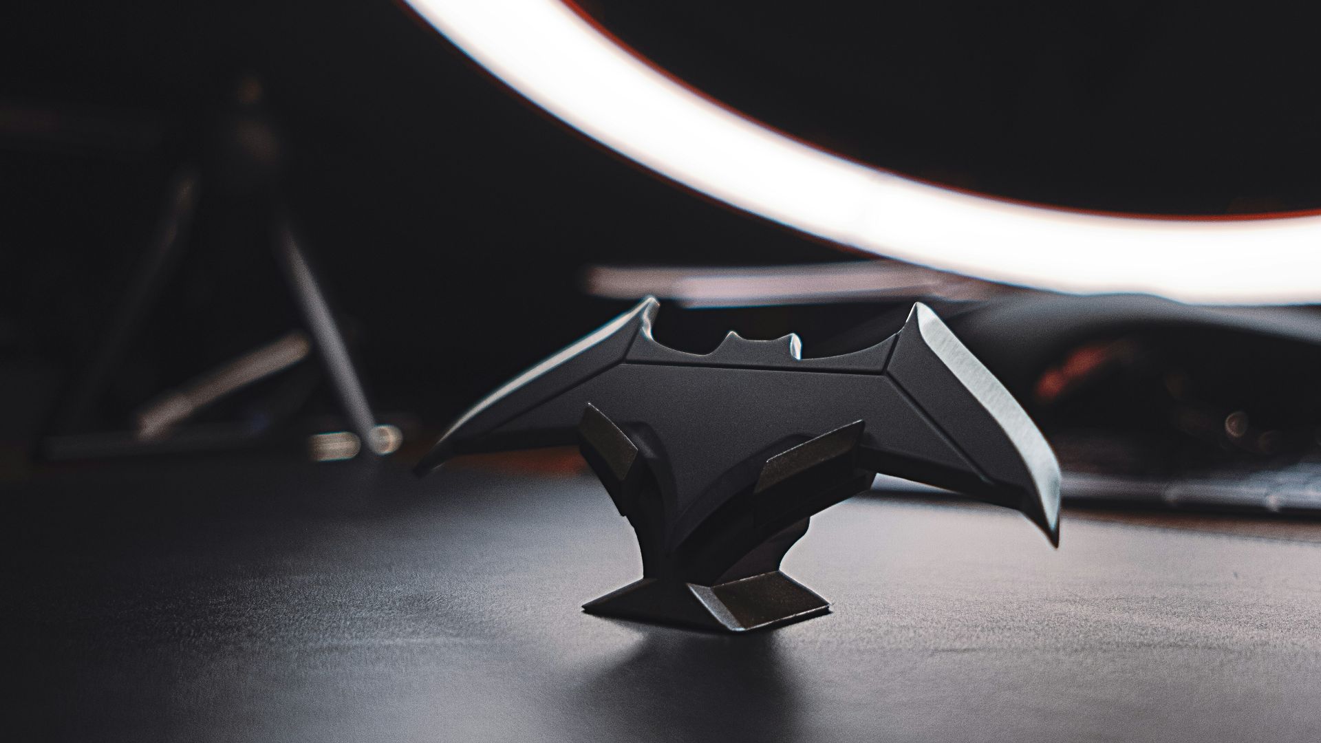 black and silver star ornament