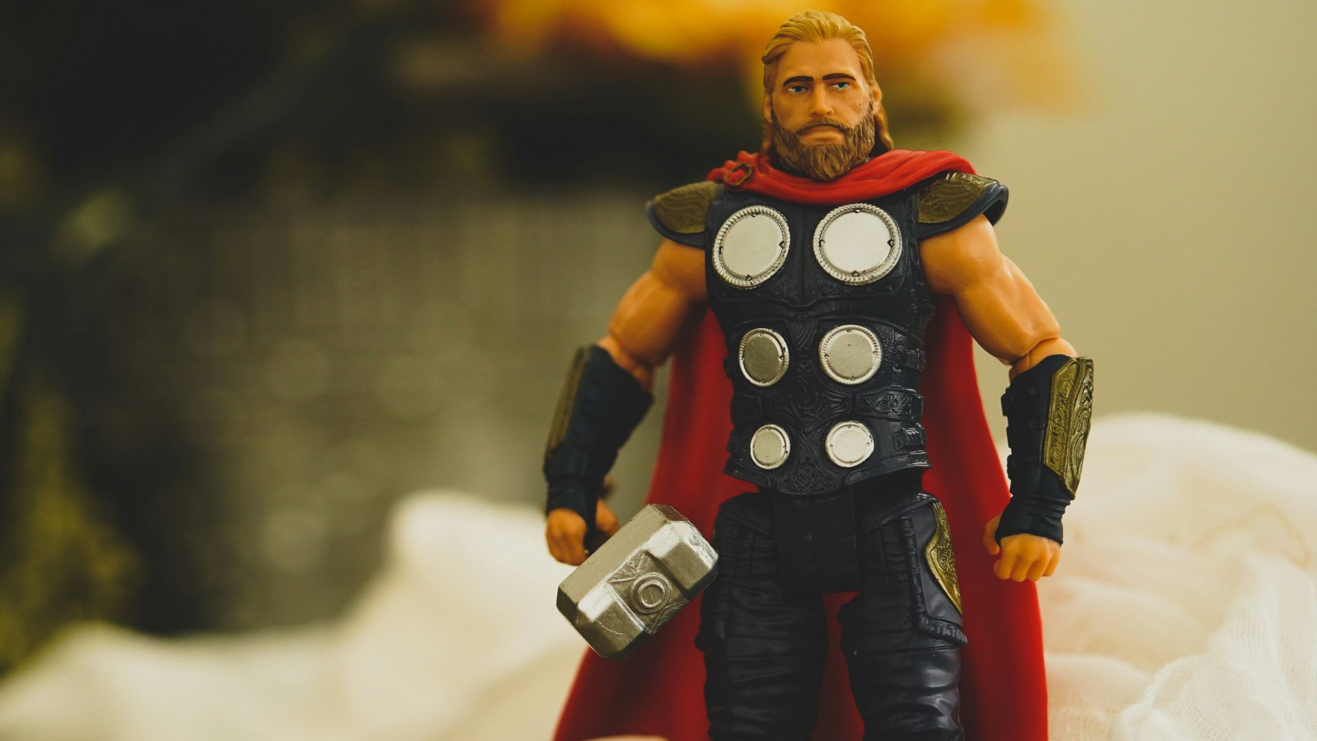 lego minifig on brown wooden table