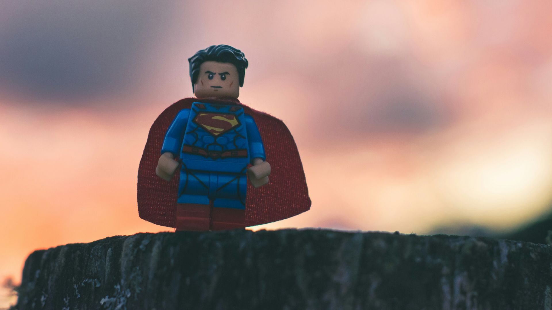 Funko Superman in shallow focus