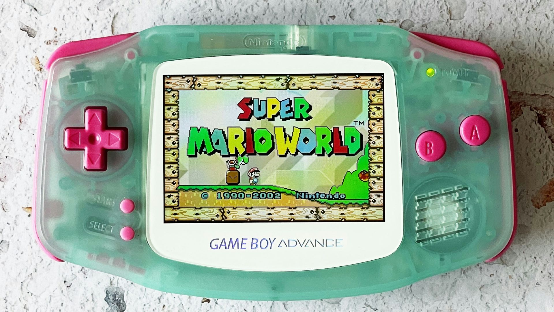 green and white plastic container