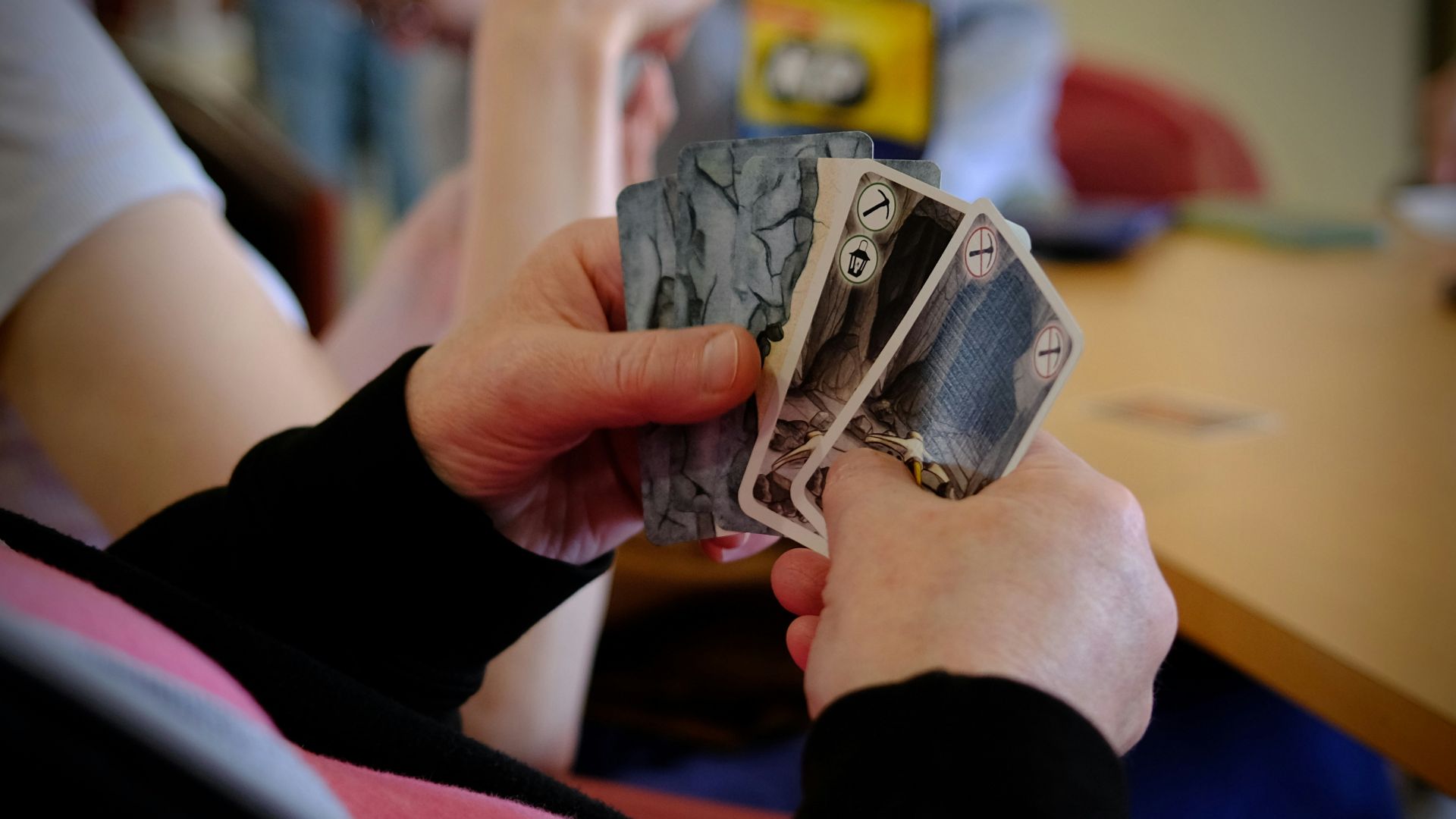 a person holding money