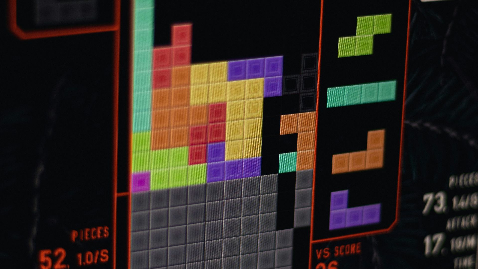 a close up of a computer screen with a game on it